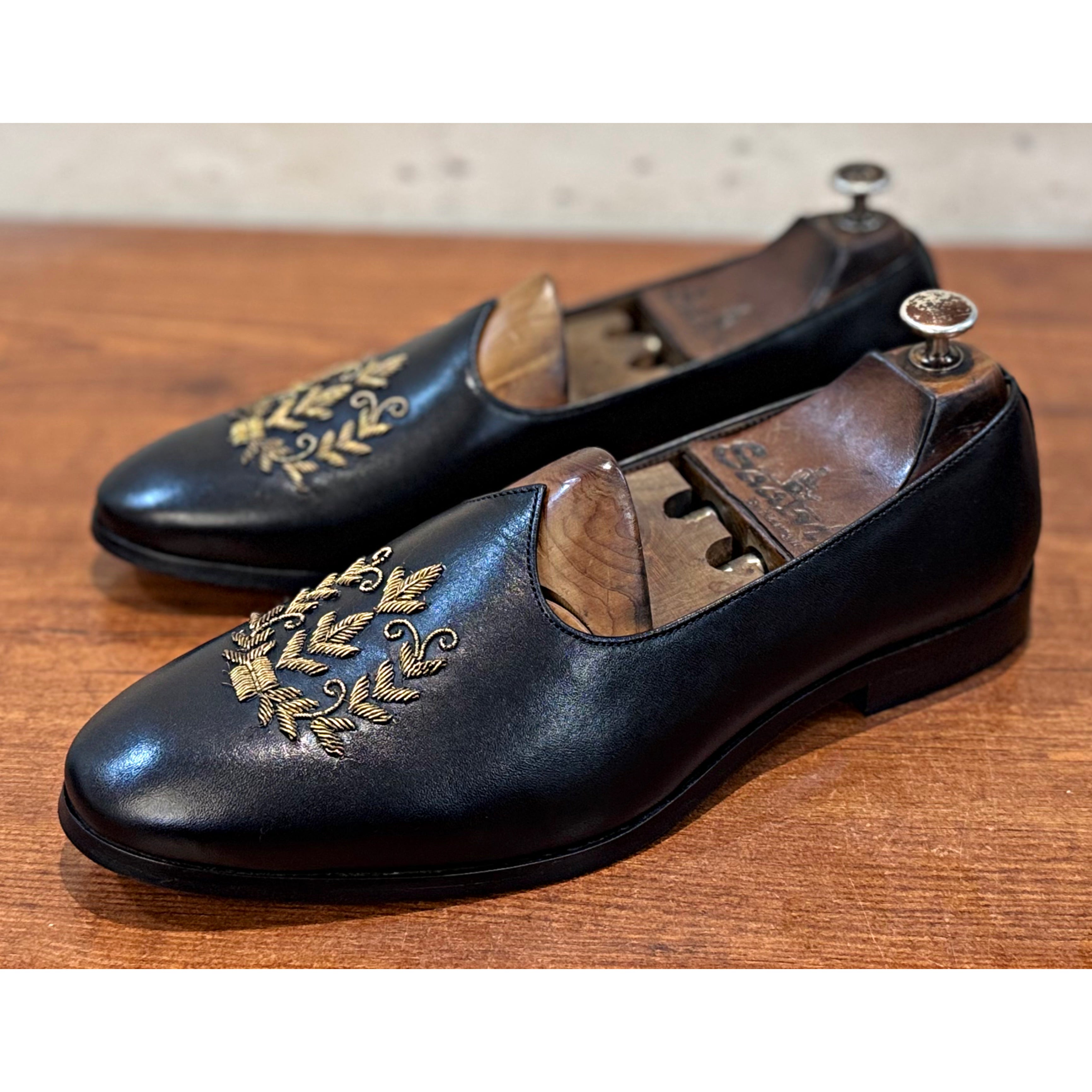 Black Leaf Zardosi Jalsa