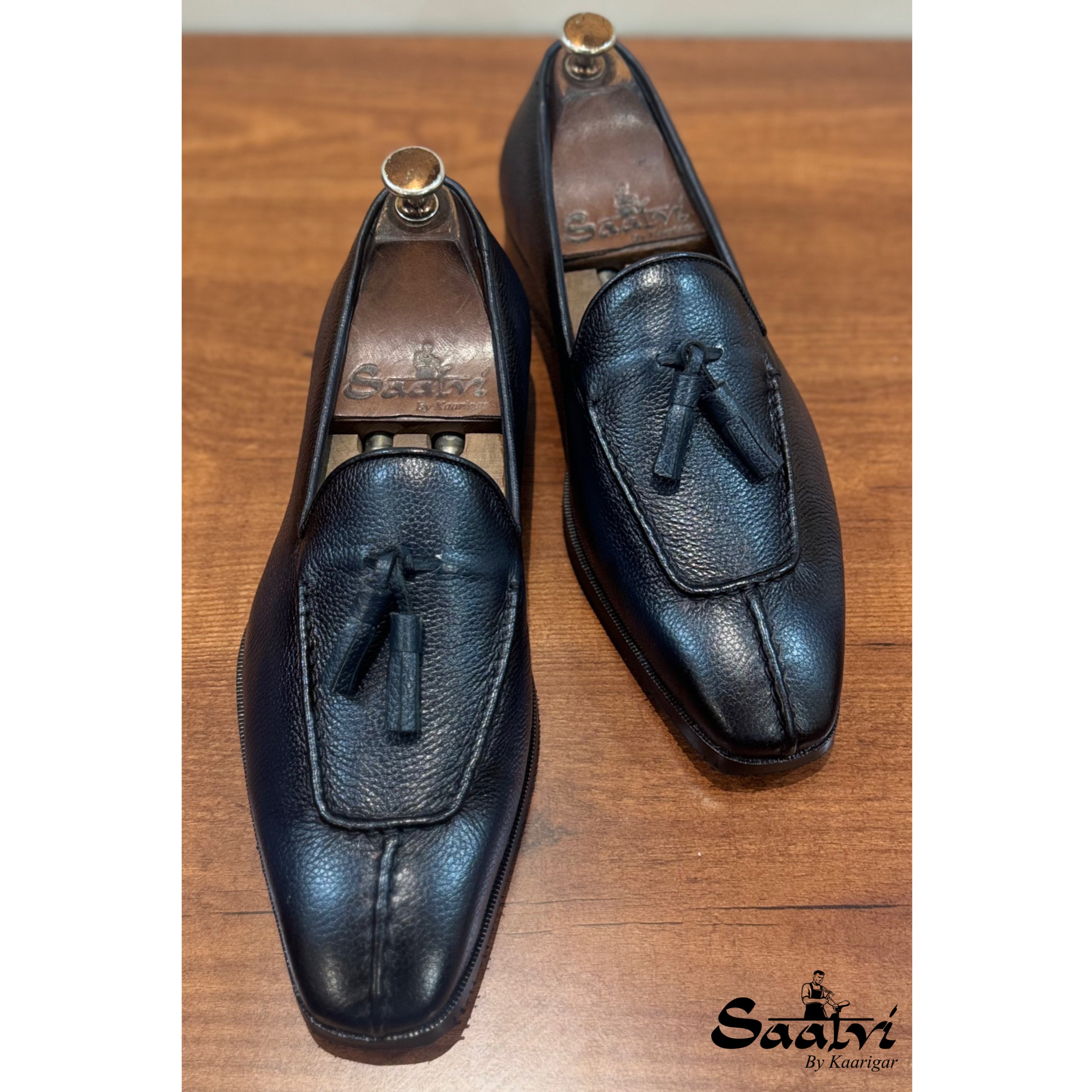 Navy Blue Tassel Loafers Ultra Soft