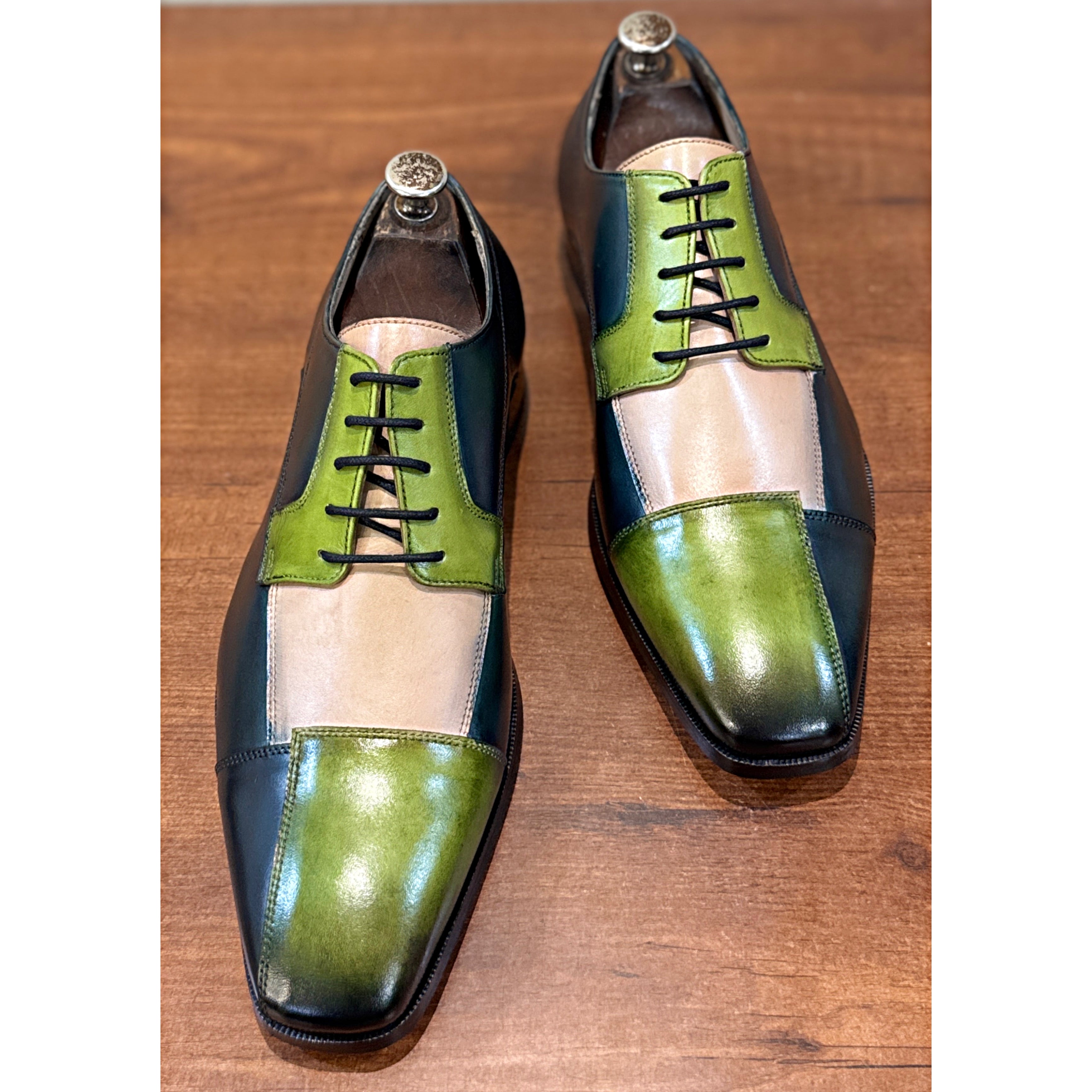 Verde Noir Spectator Oxfords