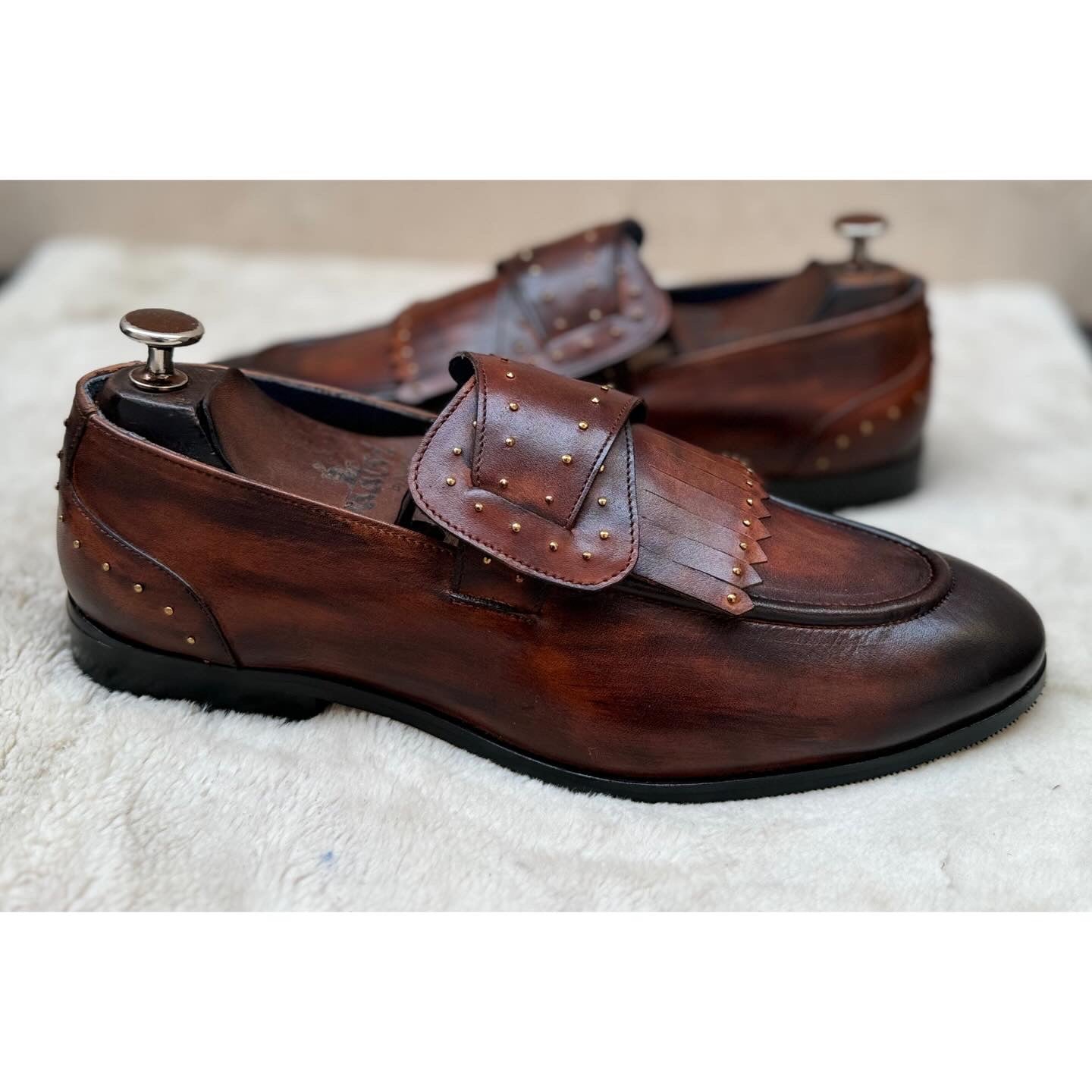 Butterfly Loafers Bajri Hand Patina
