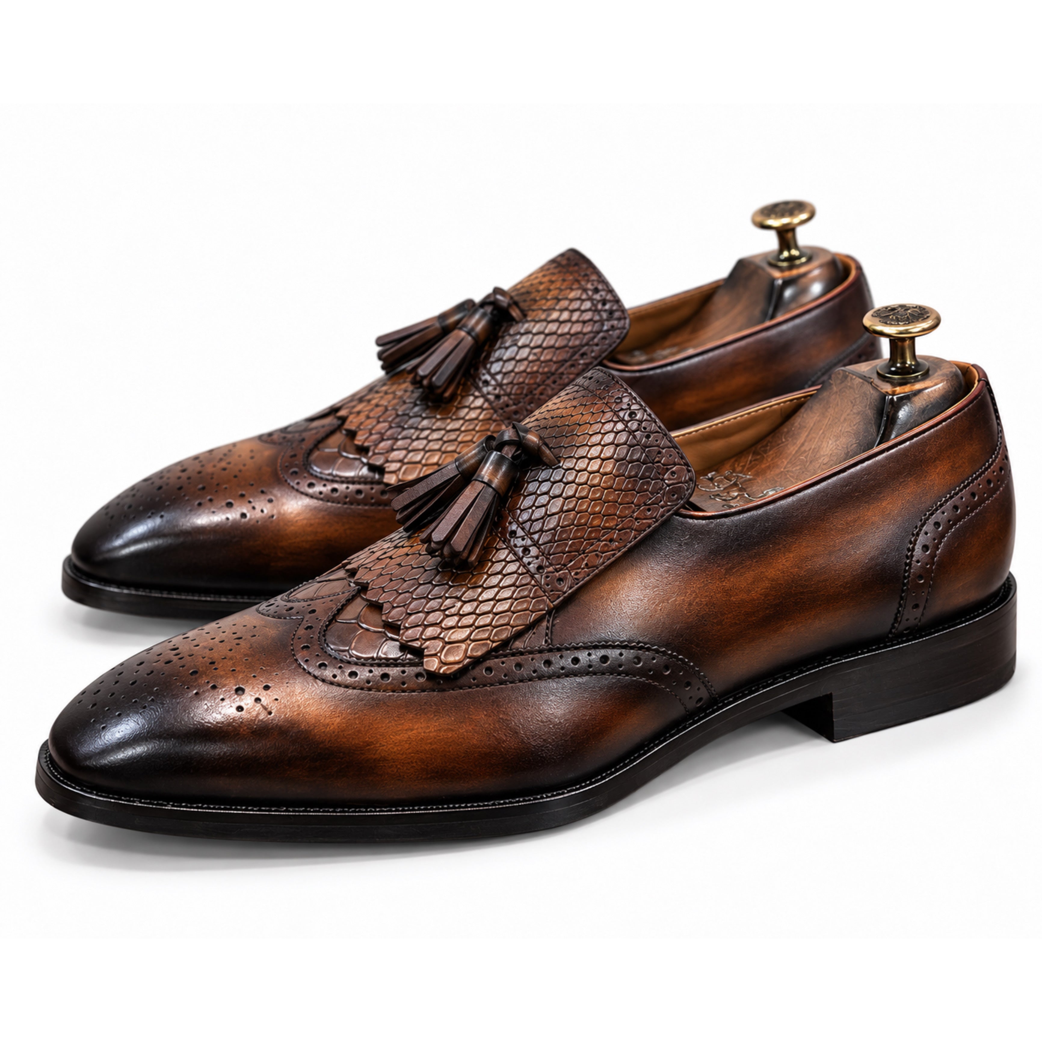 Espresso Kiltie Tassel Loafers