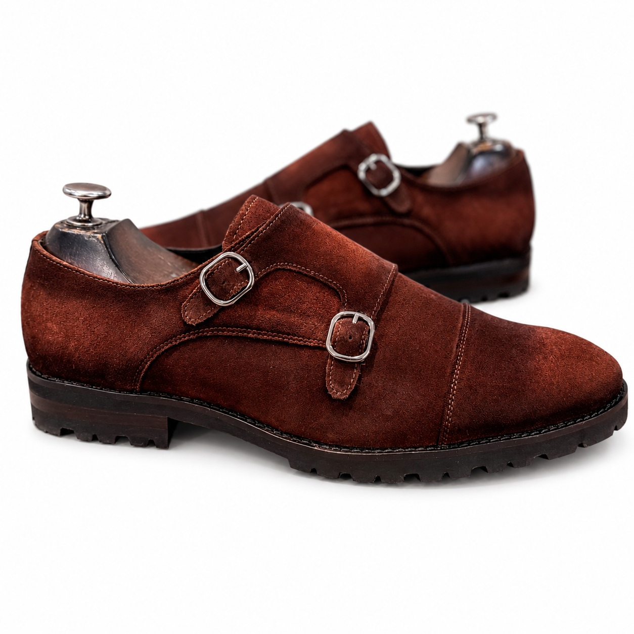 The Aspen Suede Double Monk