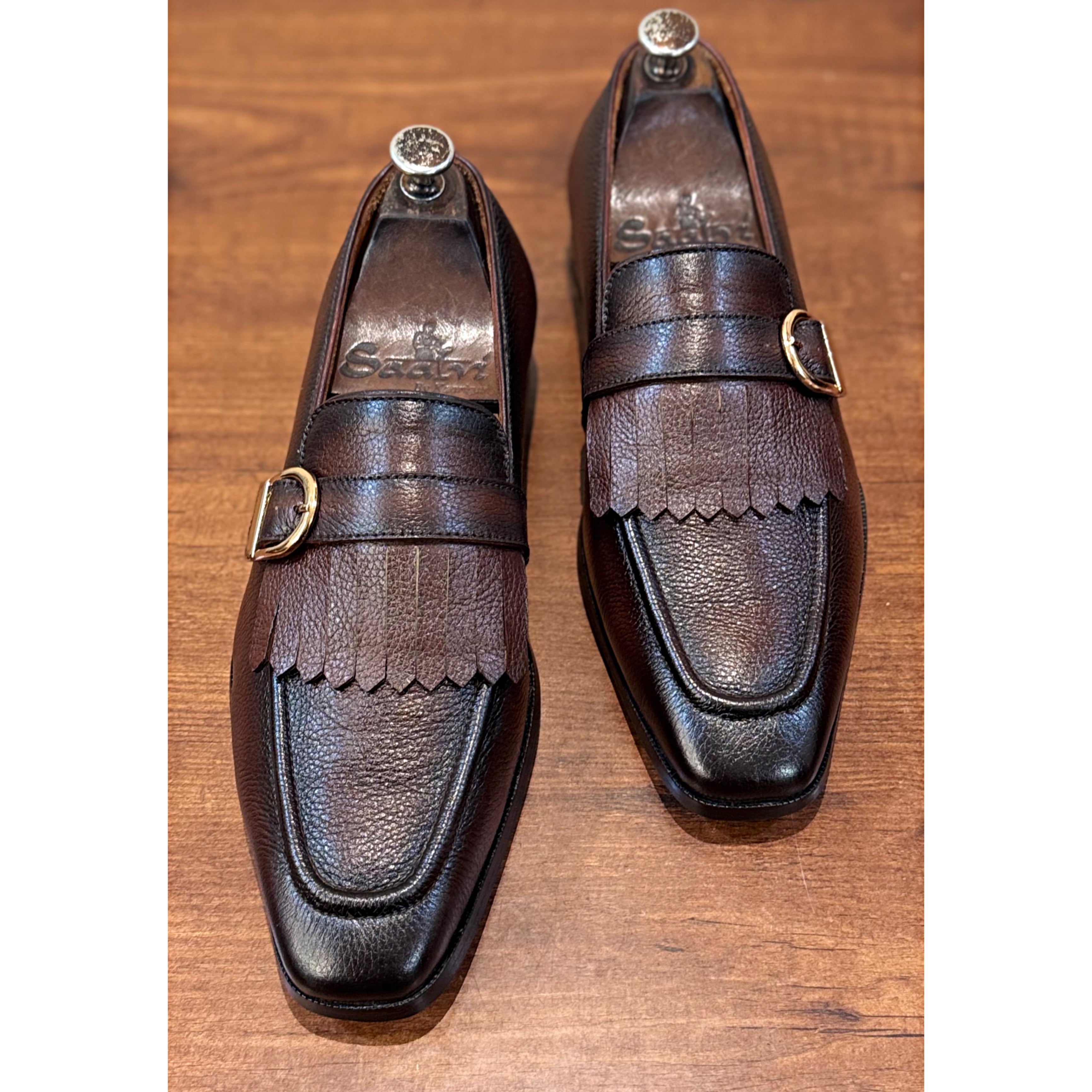 Brown Fringe Loafers Ndm