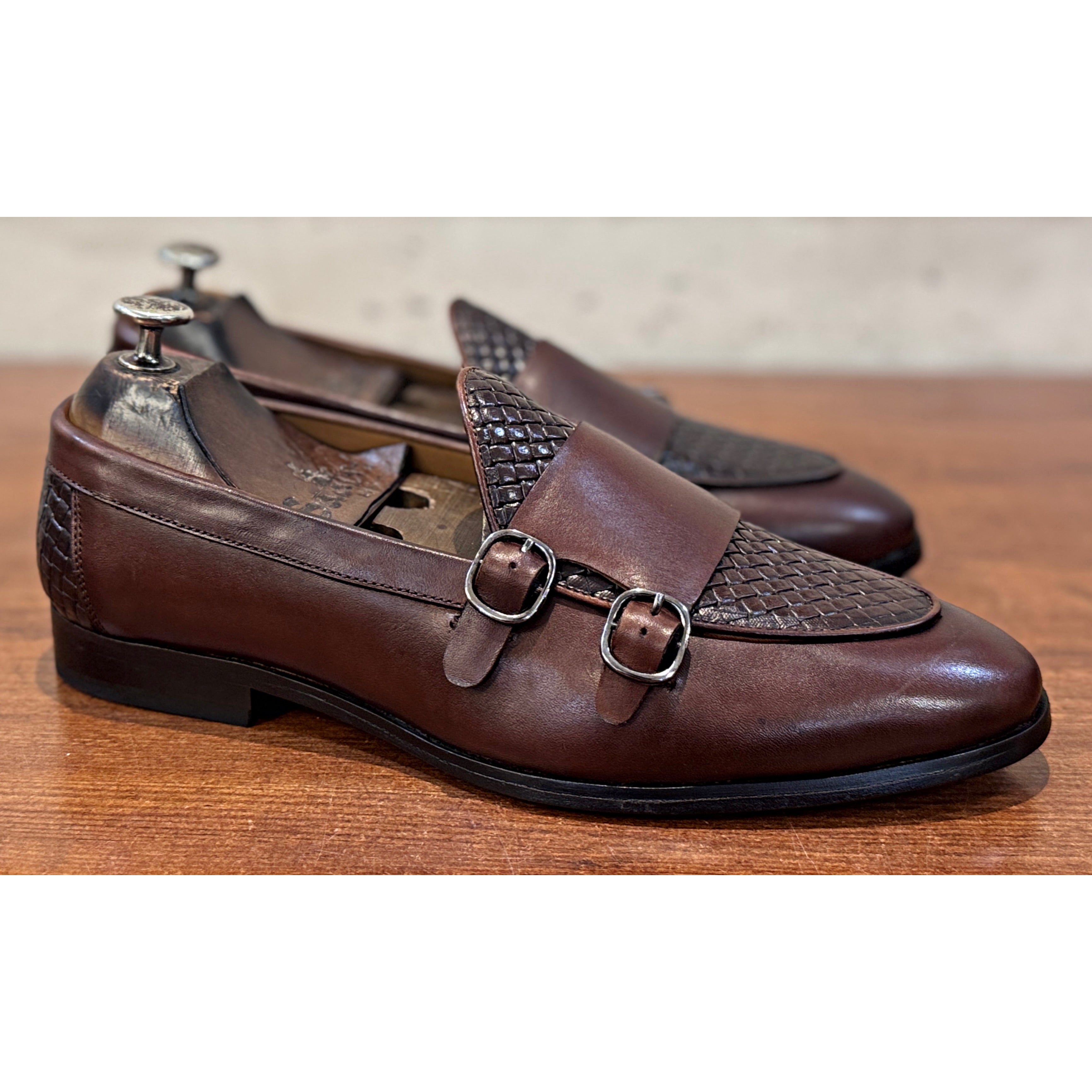 Imperial Woven Double Monk – Espresso Brown