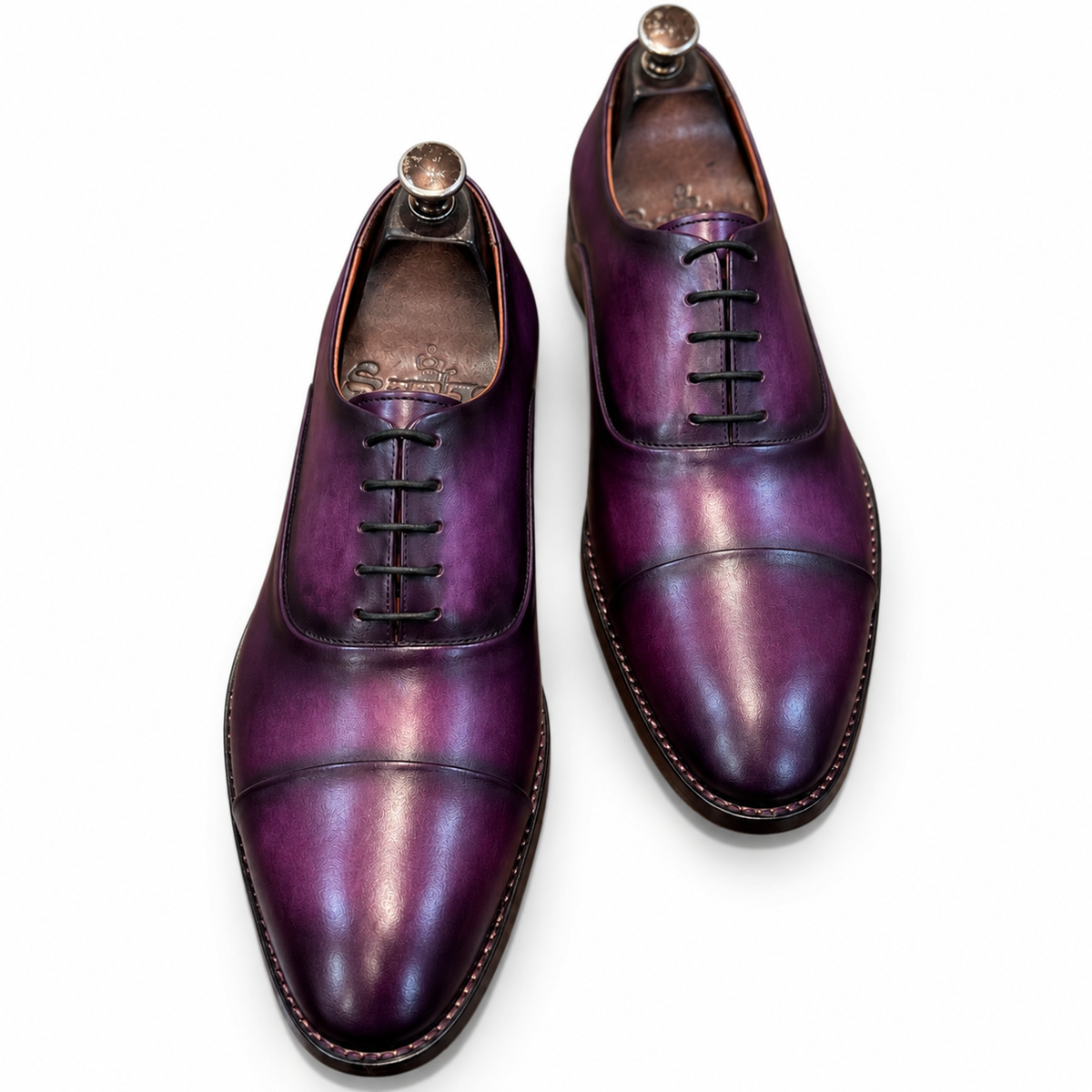 The Amethyst – Royal Violet Cap Toe Oxford