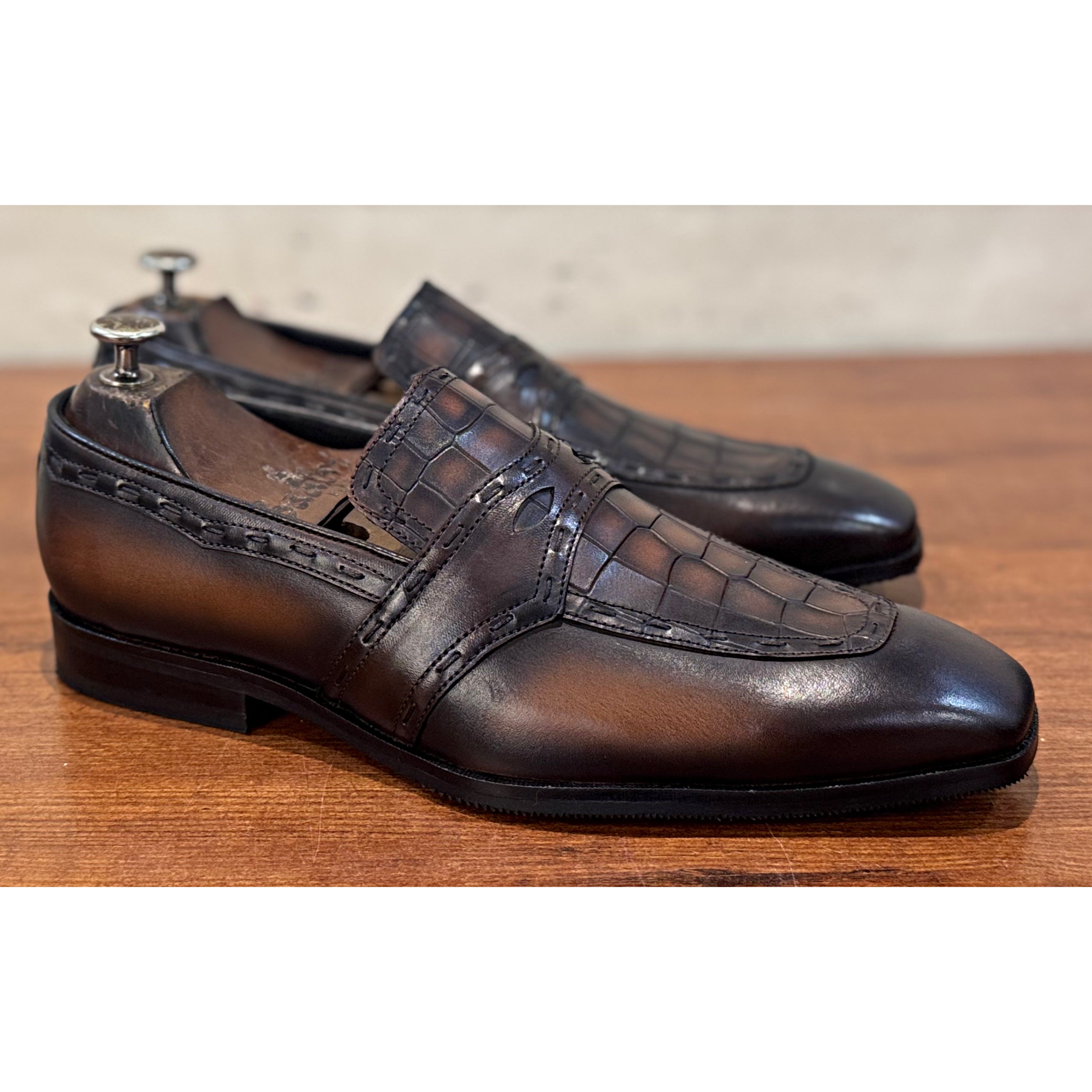 The Baron - Hand Patina Loafers
