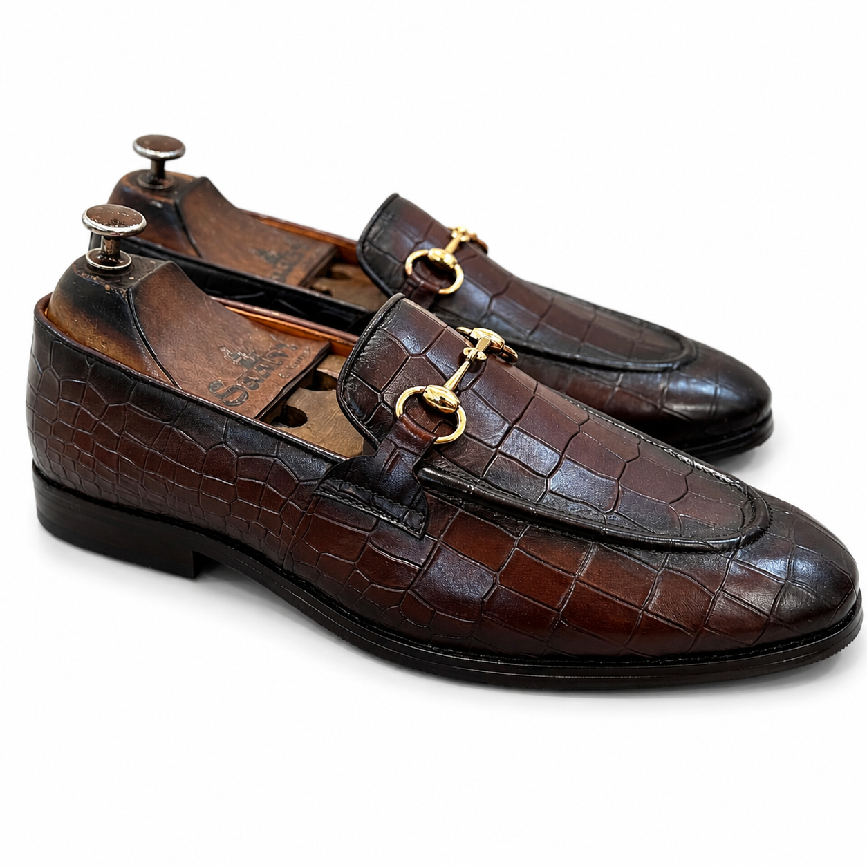The Imperial Croco Horsebit Loafer