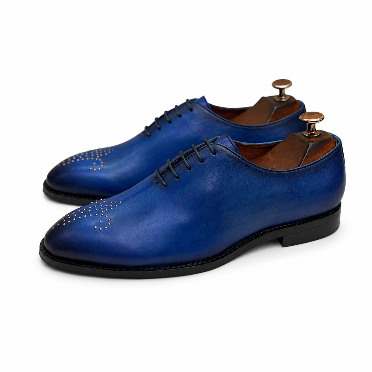 Azure Crest Wholecut Oxfords