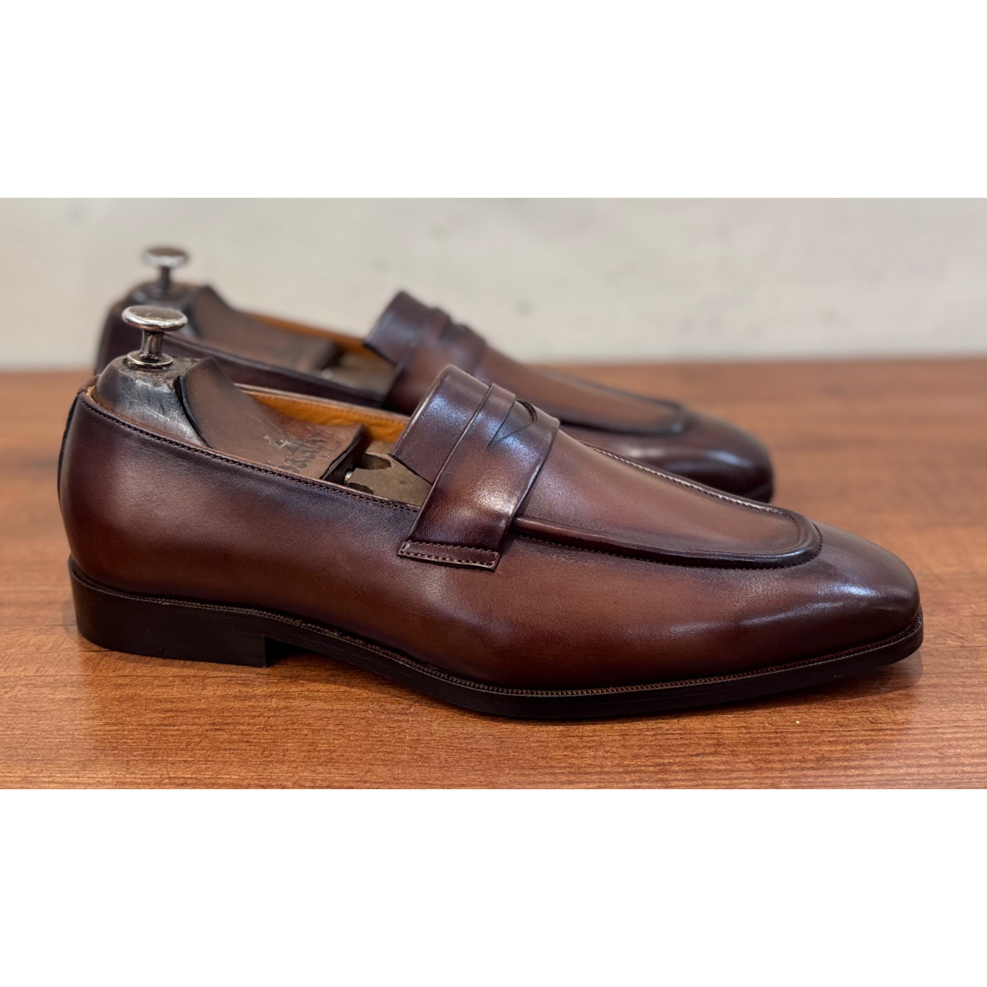 Penny Loafers Hand Finished Fold