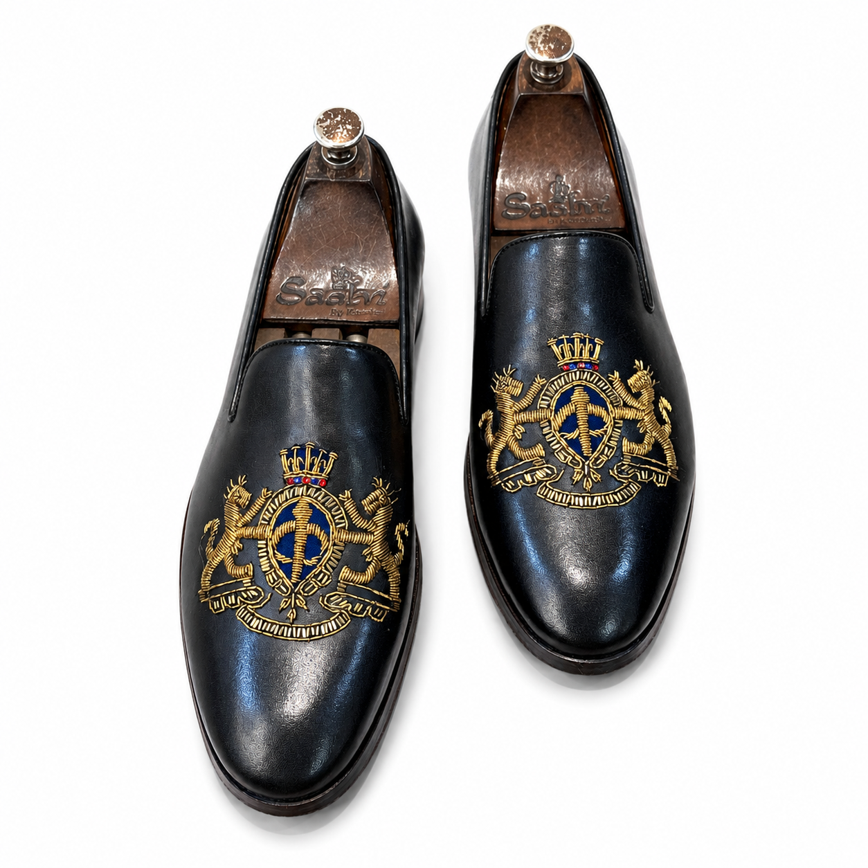 Royal Hand Zardosi Embroidery Slipons