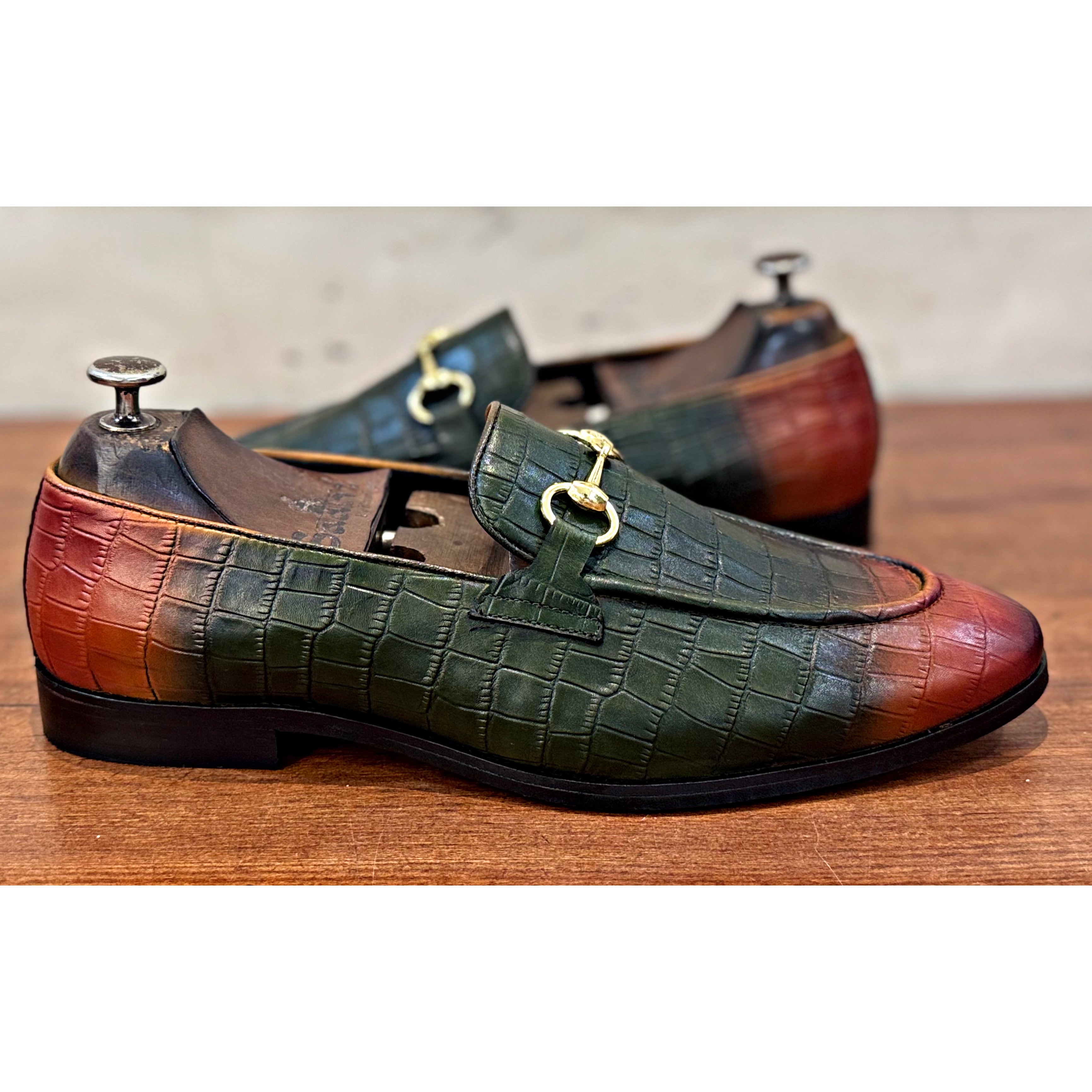 Multi Colour Horsebit Loafers
