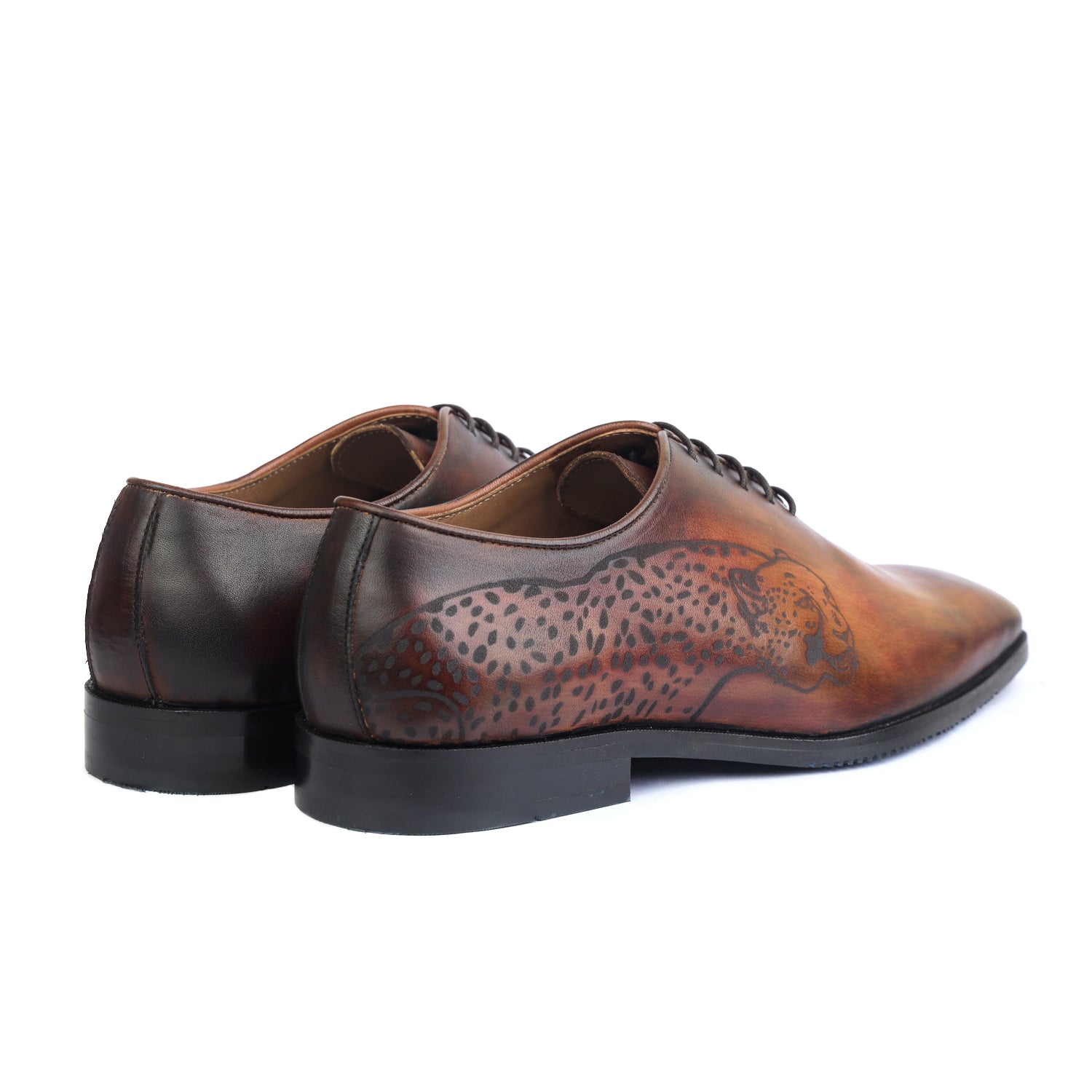 Classic Wholecut Handpatina Tiger Brown