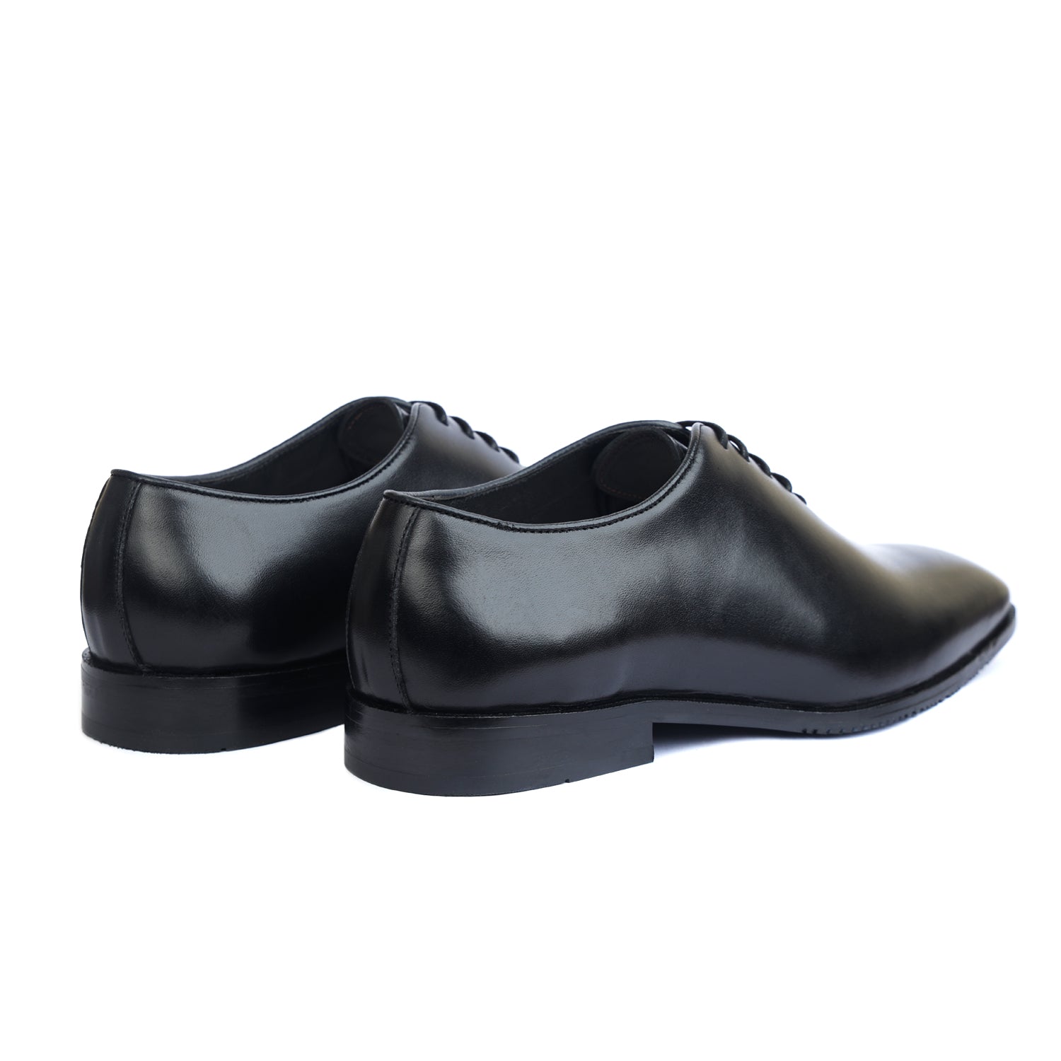 Black Wholecut Laceup