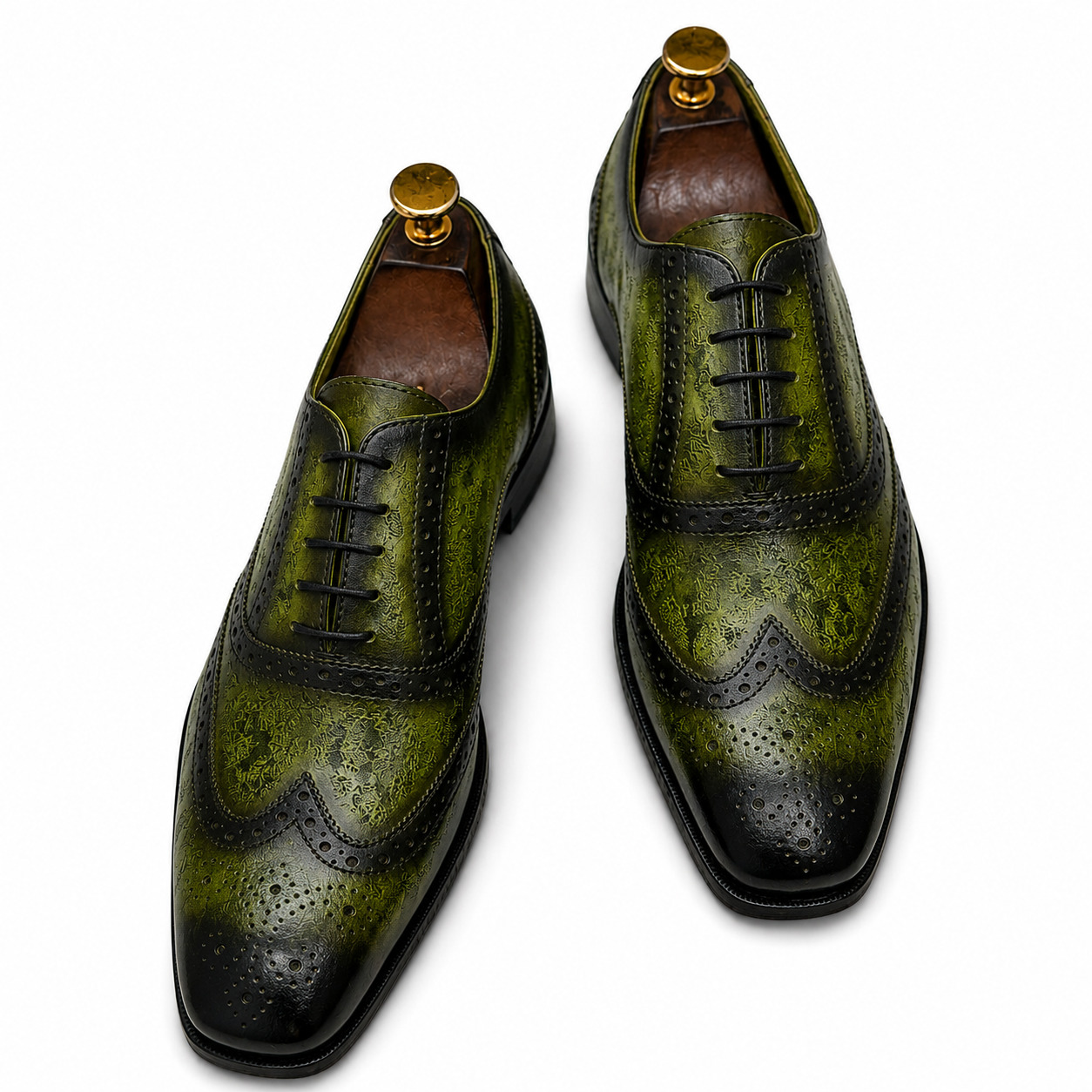 Emerald Sovereign Wingtip Oxfords