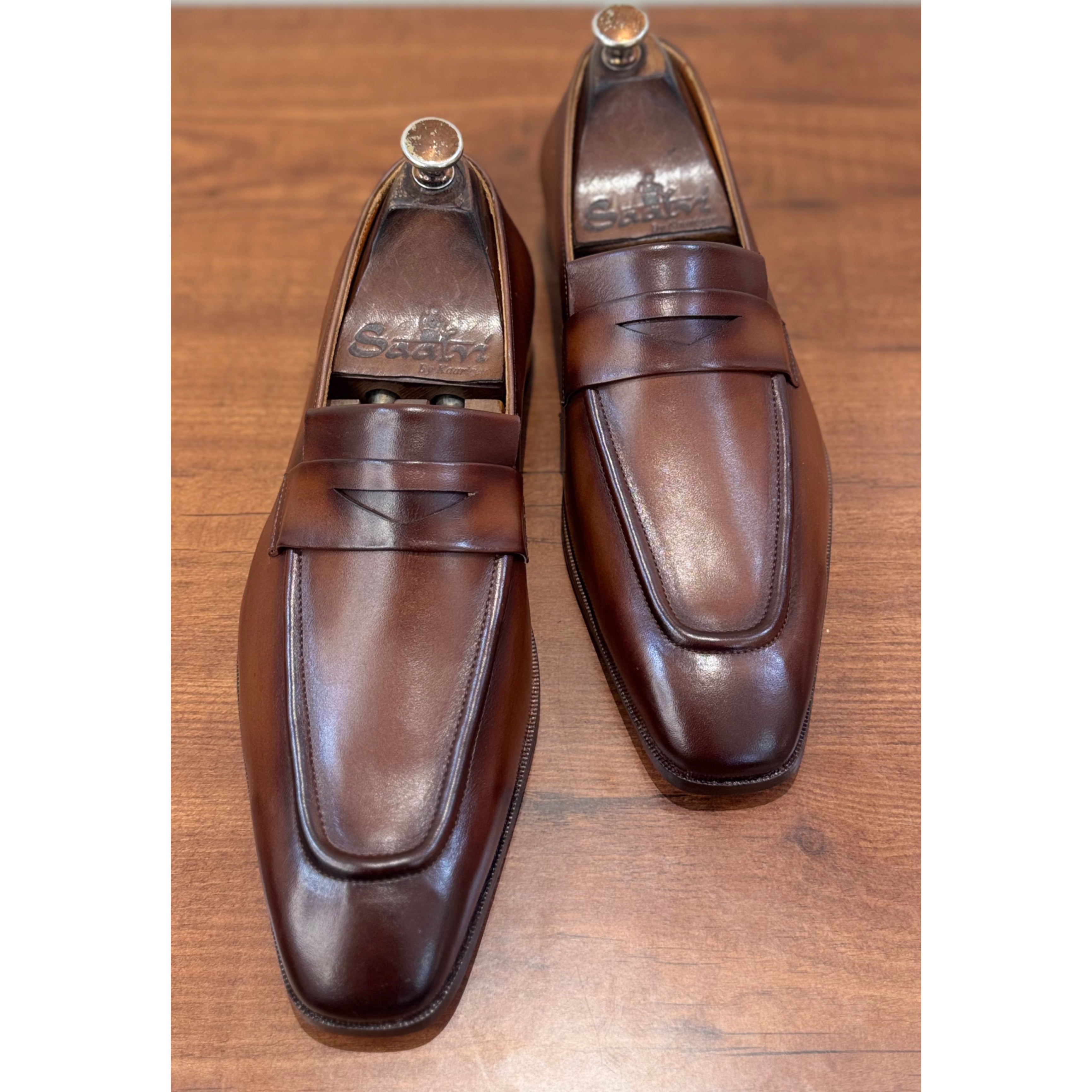 Penny Loafers Hand Finished Fold