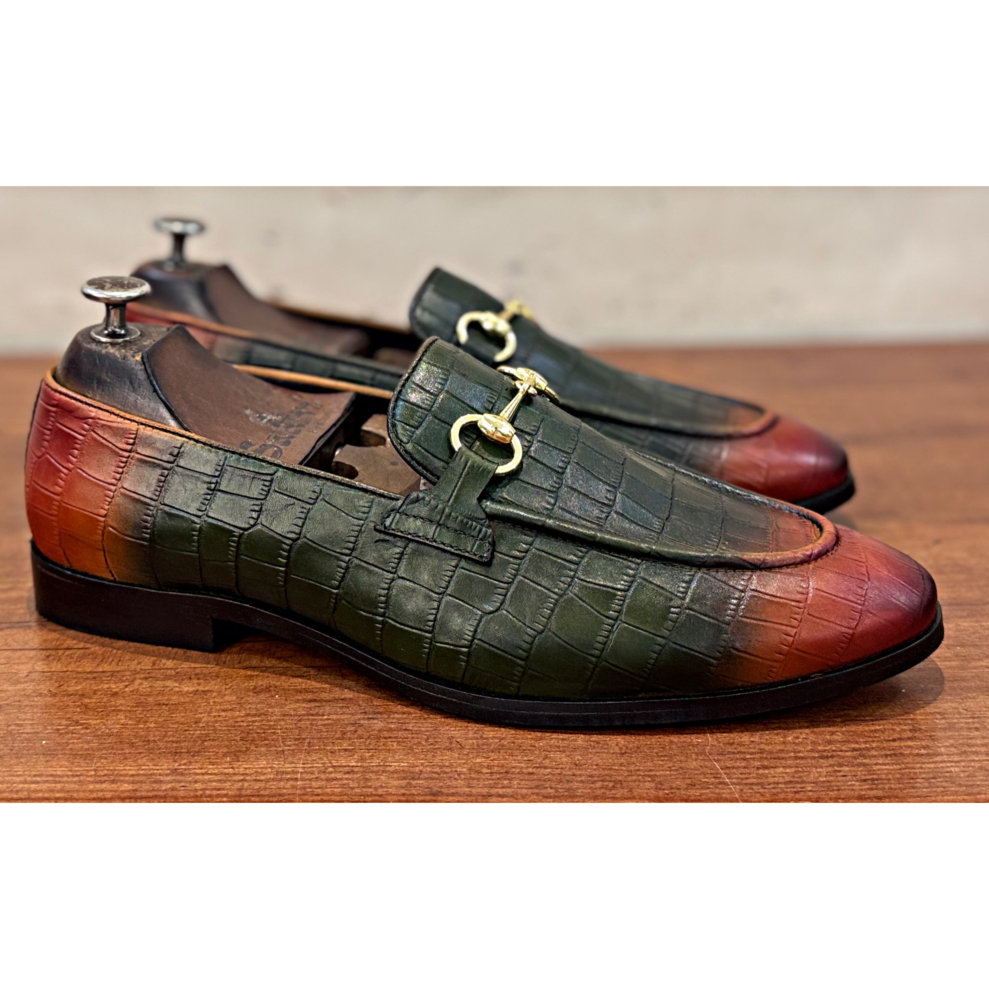Multi Colour Horsebit Loafers
