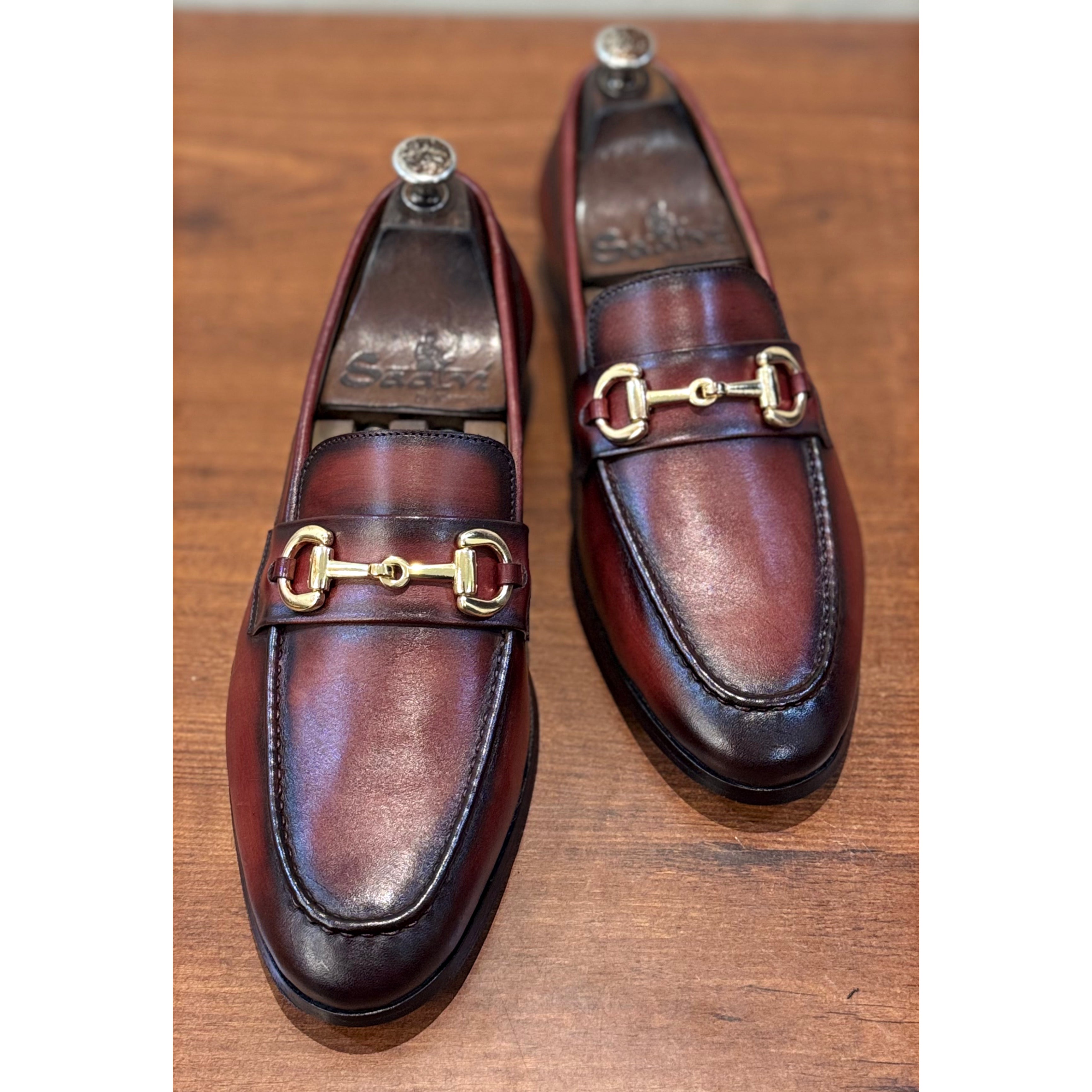 Oxblood Italian Bit Loafers