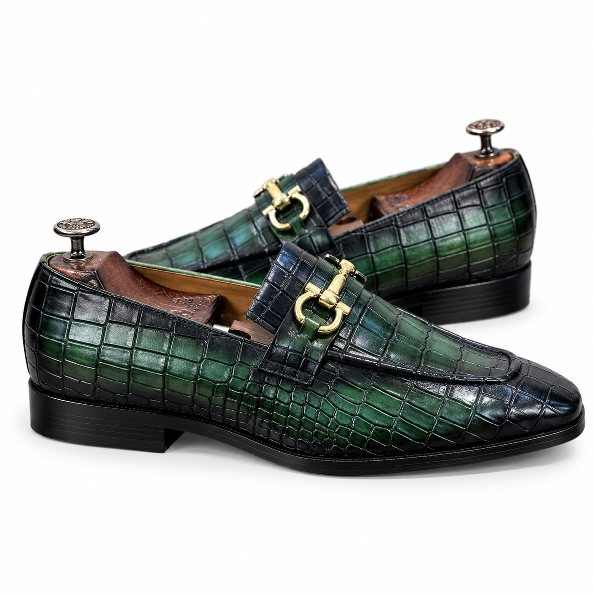 Emerald Noir Horsebit Loafer