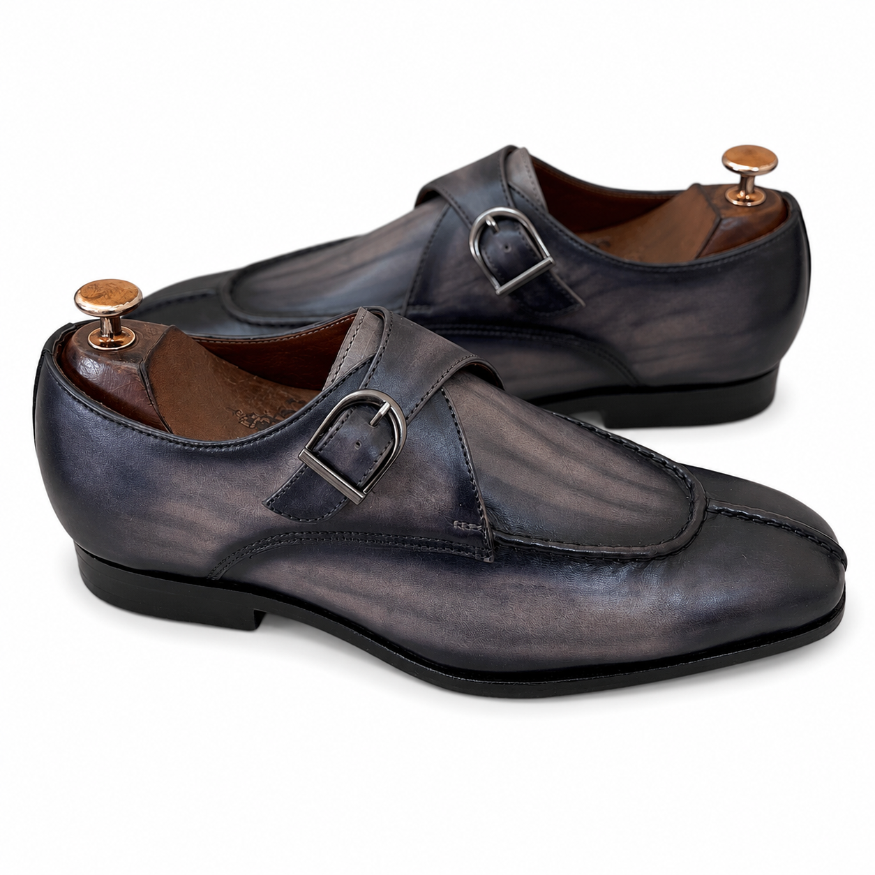 Ashbourne Patina Monk – Grey