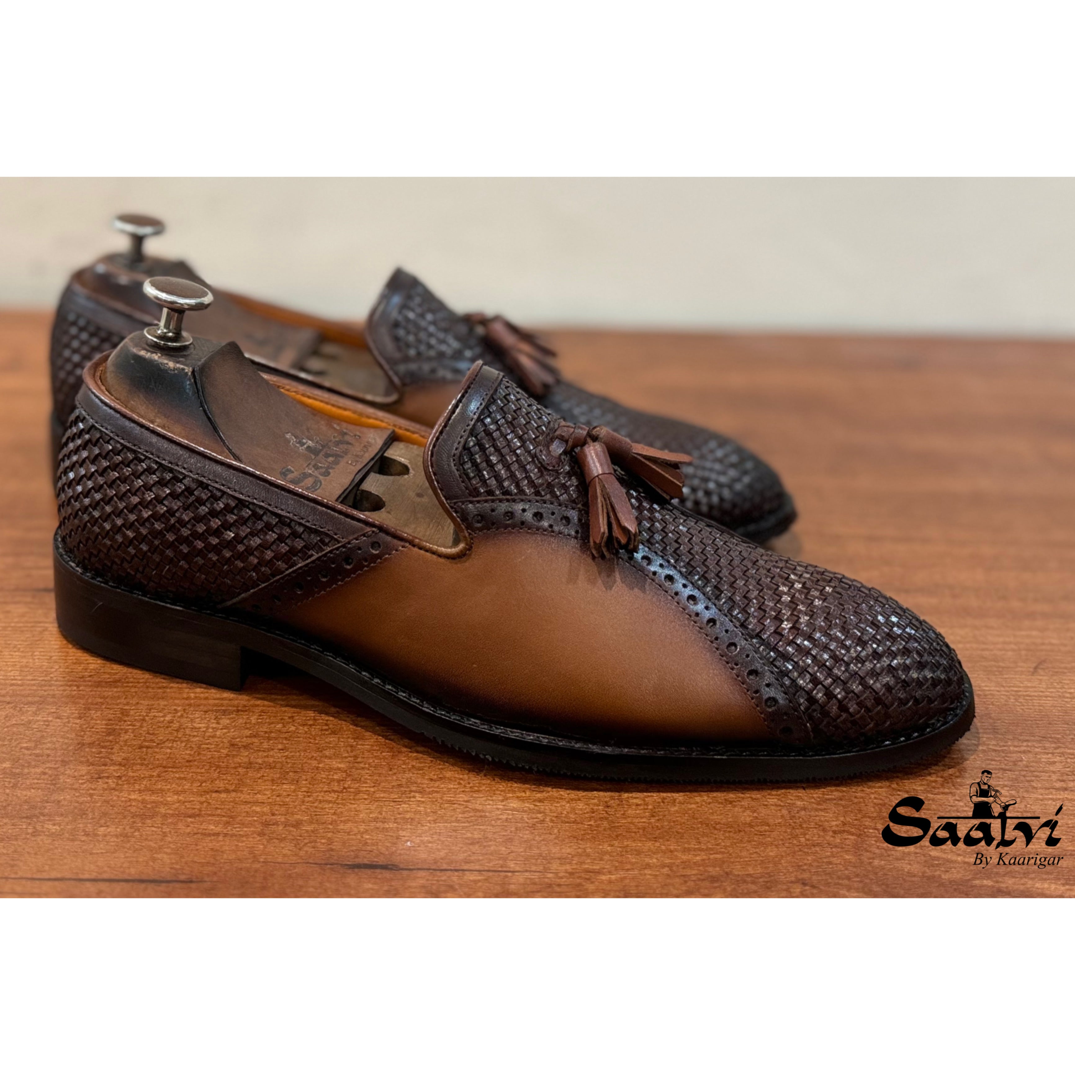 Caruso - Brown Loafers With Tassels