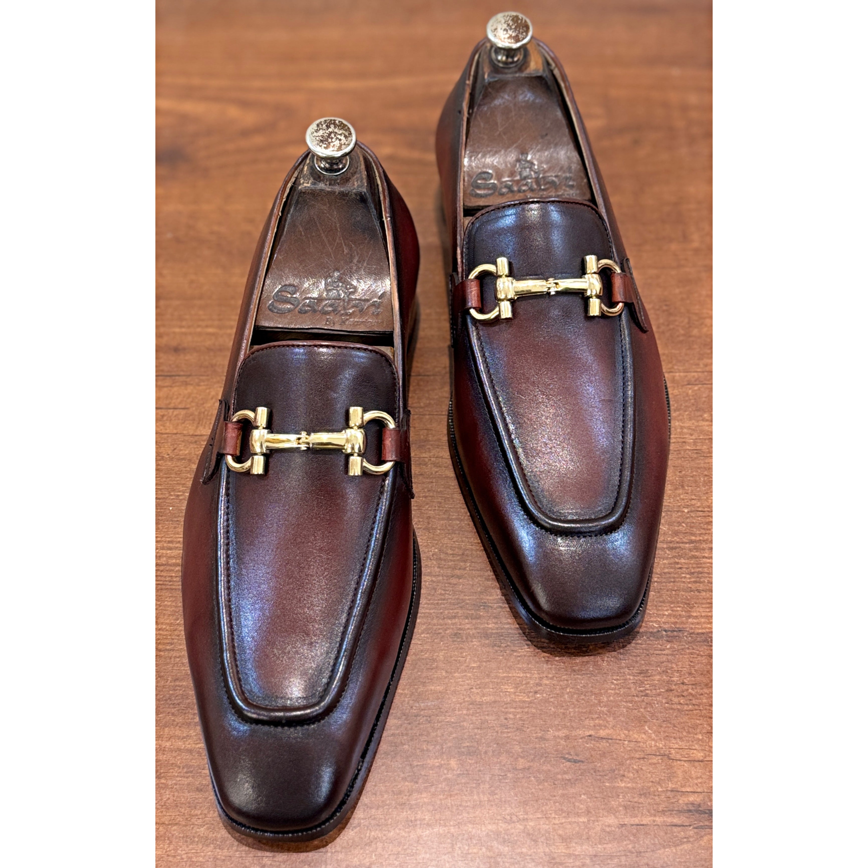 Windsor Horsebit Loafer – Bordeaux Patina