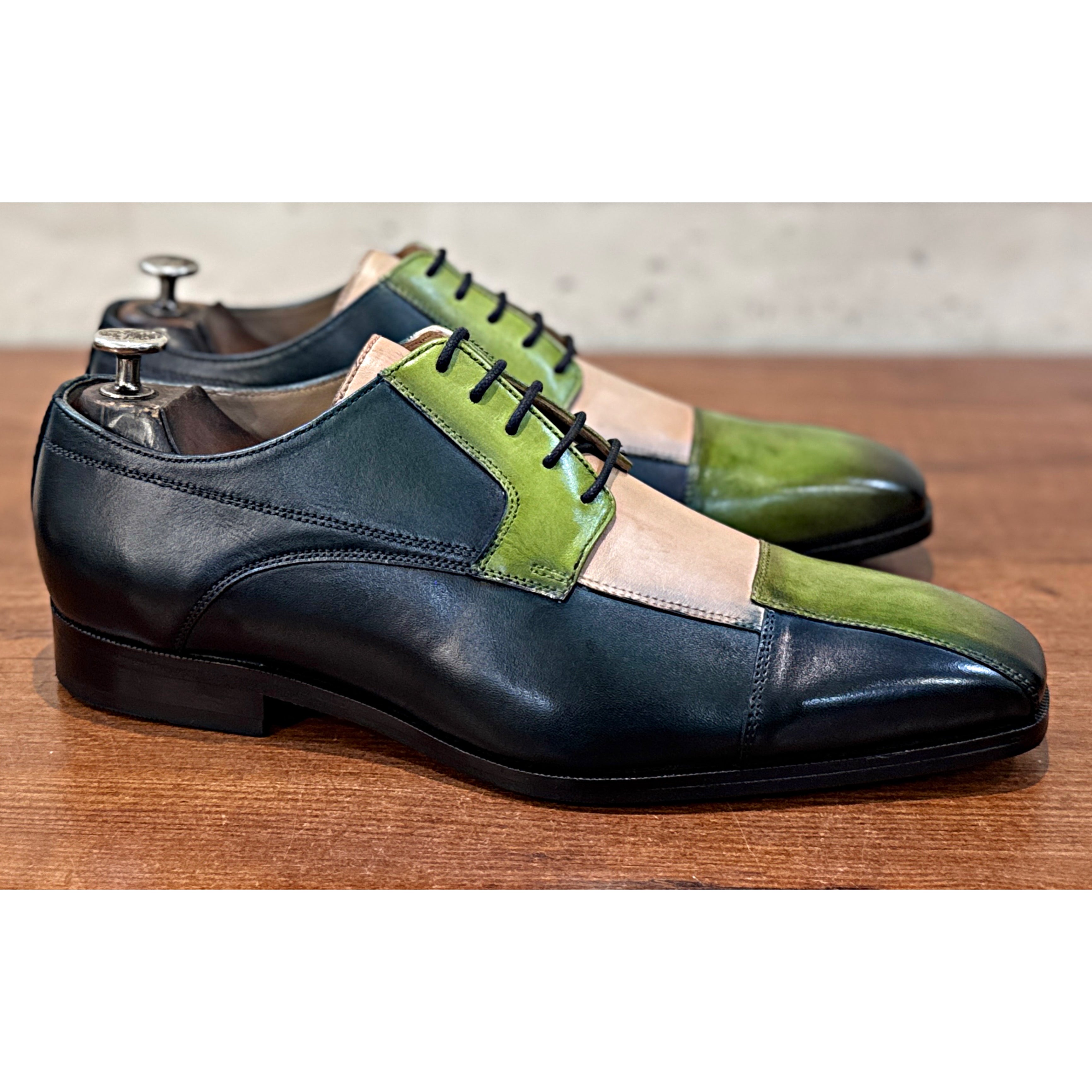 Verde Noir Spectator Oxfords