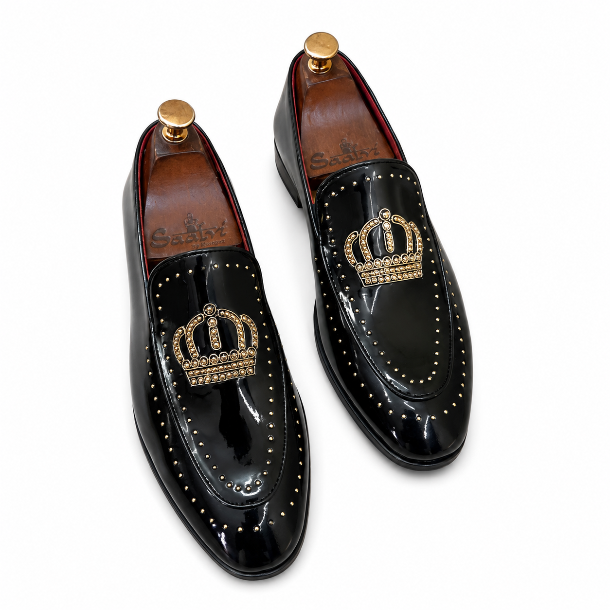 The Imperial Noir Crown Loafers