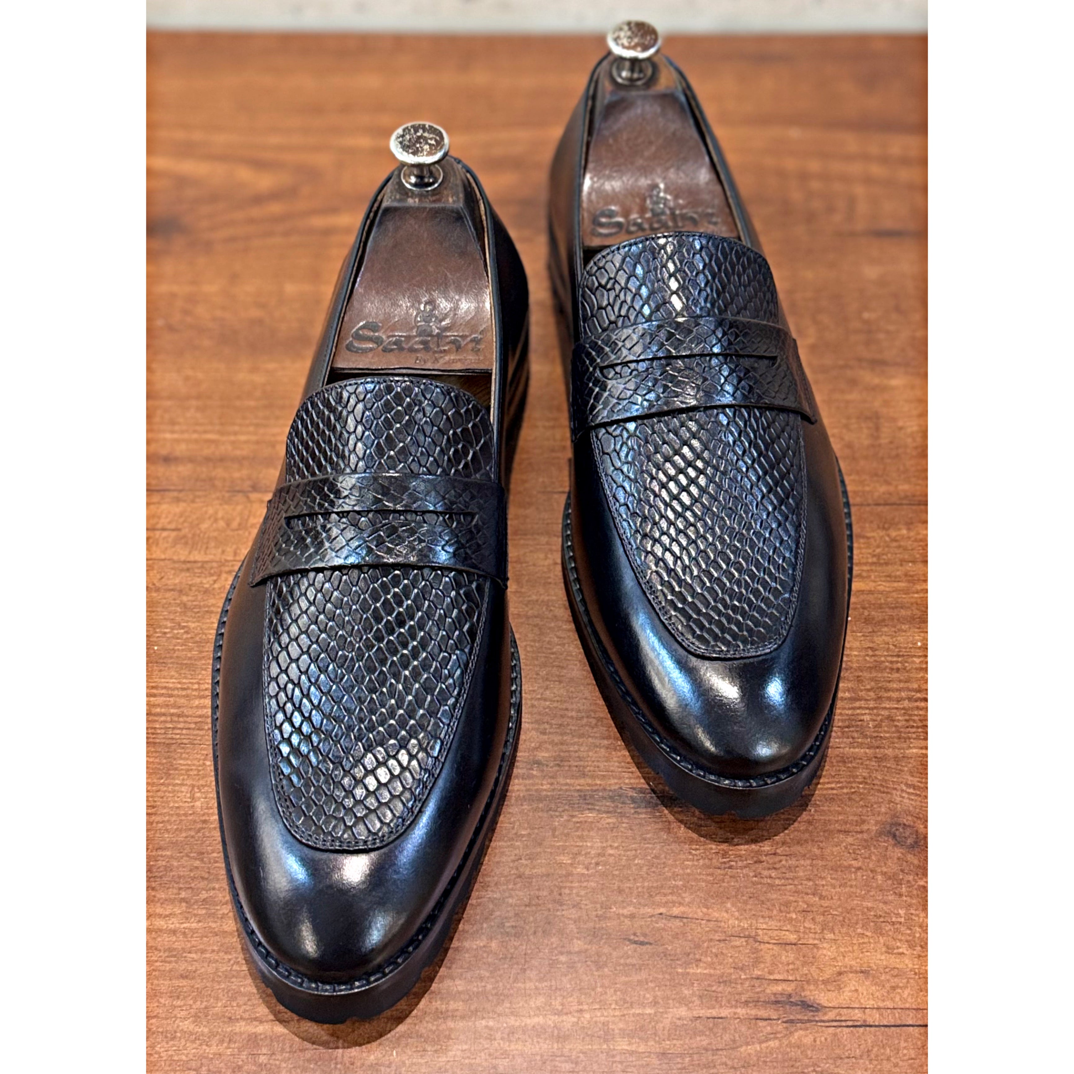 Black Penny Loafers Light Weight
