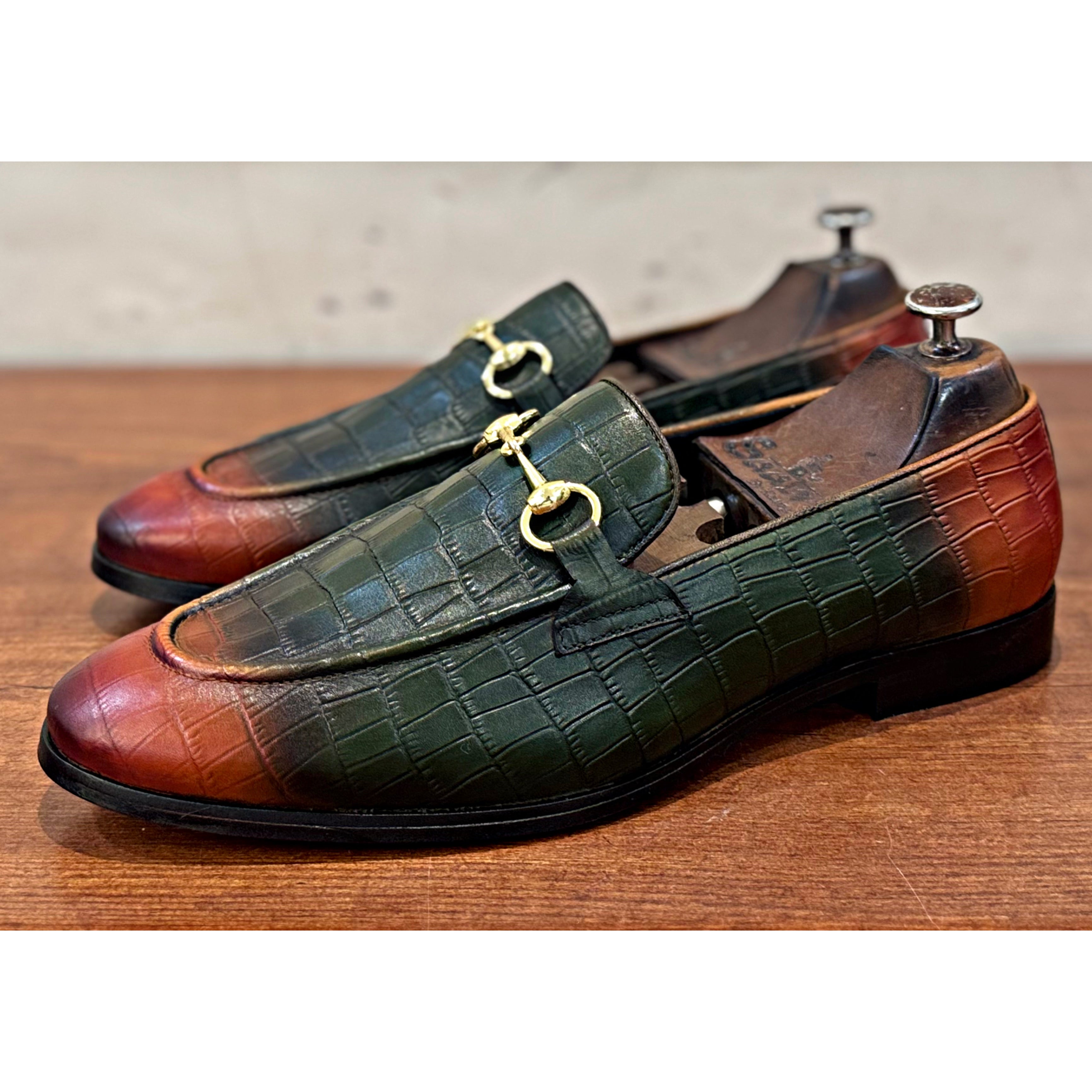 Multi Colour Horsebit Loafers