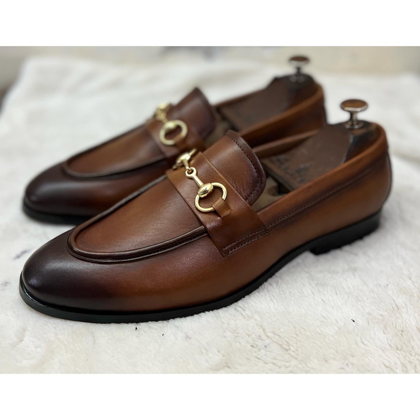 Horsebit Loafers Tan