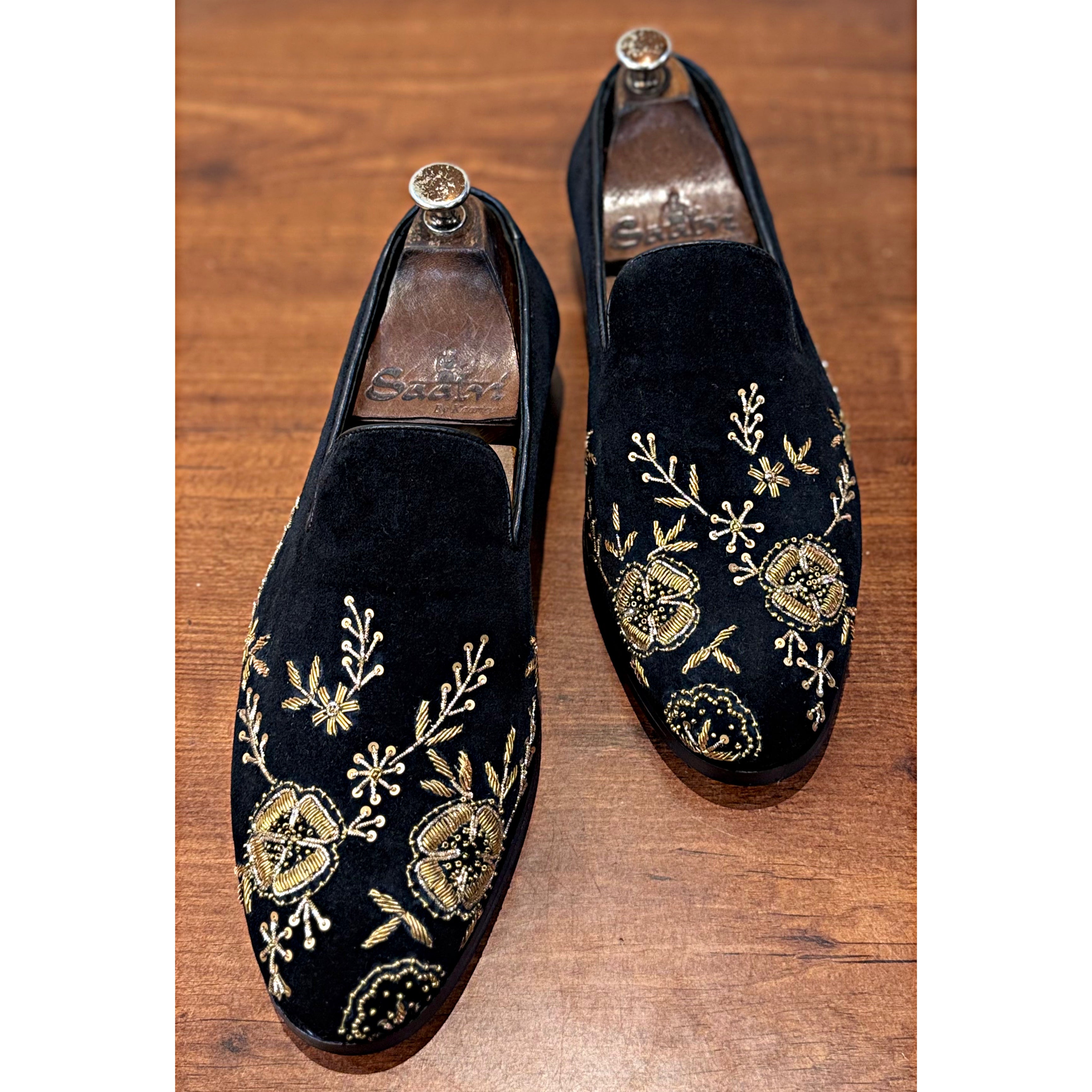 The Royal Monarch Slipons (Black)