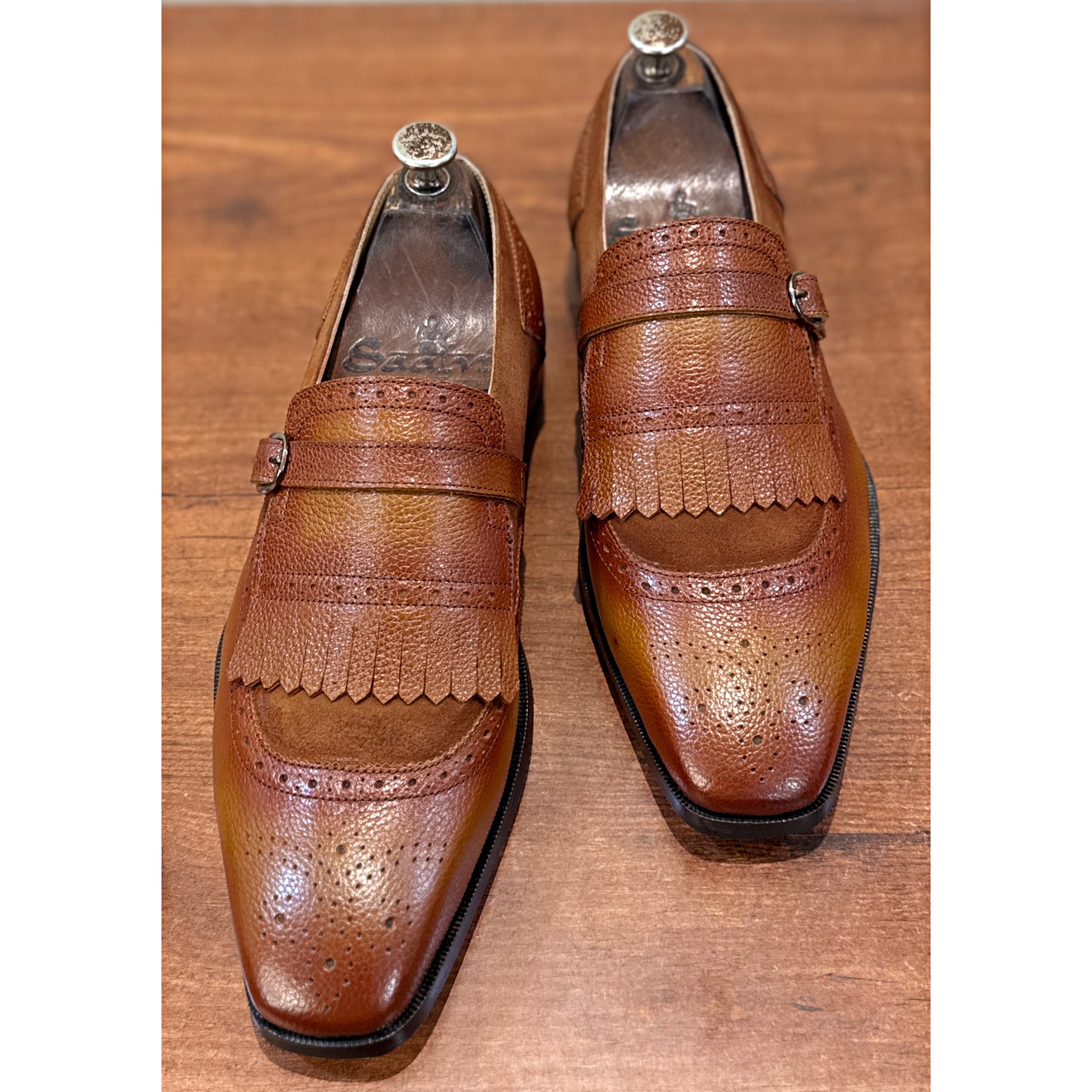 The Sovereign Monk Tan – Handcrafted Luxury Leather Monk Strap Brogues