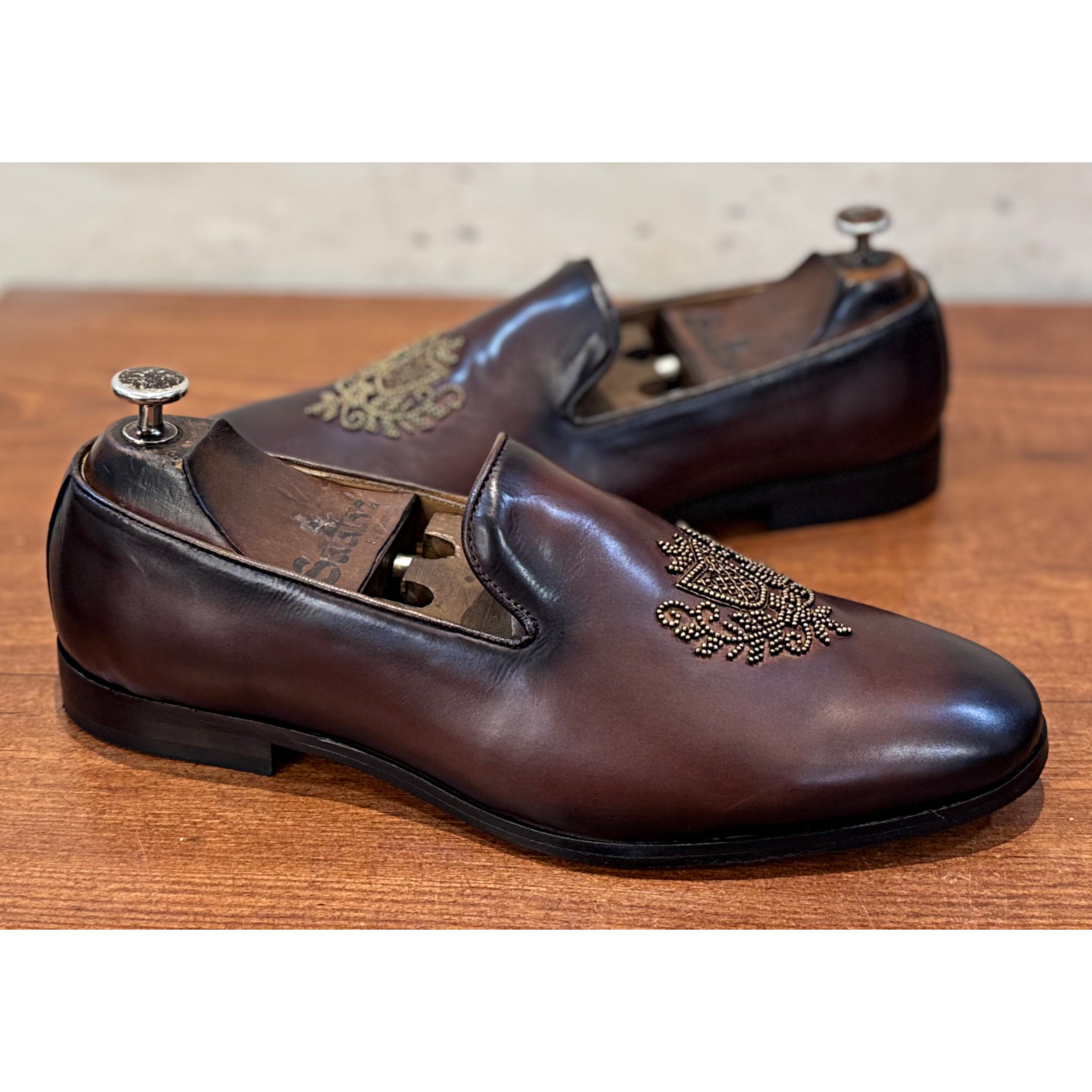 Regency Crest Embroidery Slipons