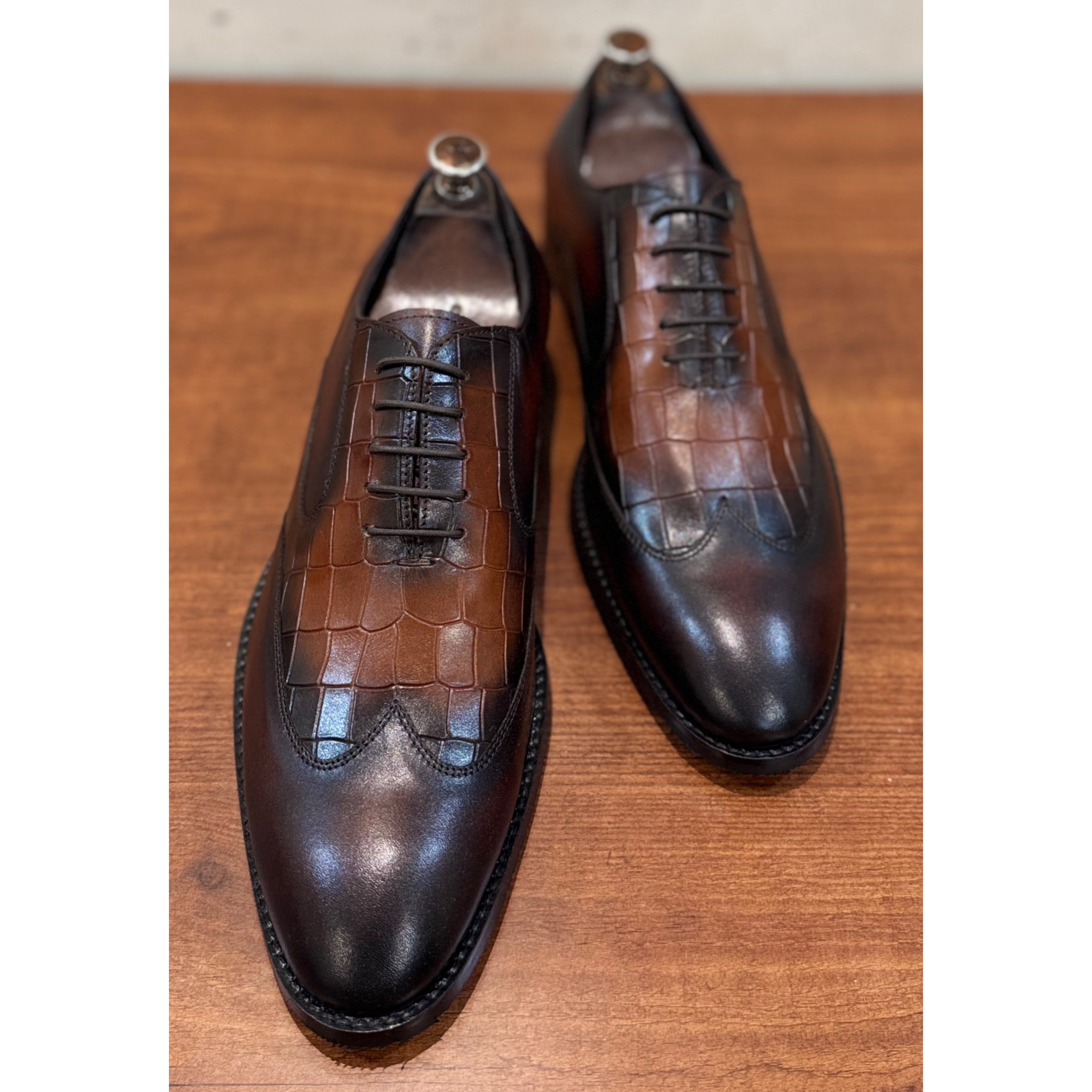Windsor Tan Brown Croco
