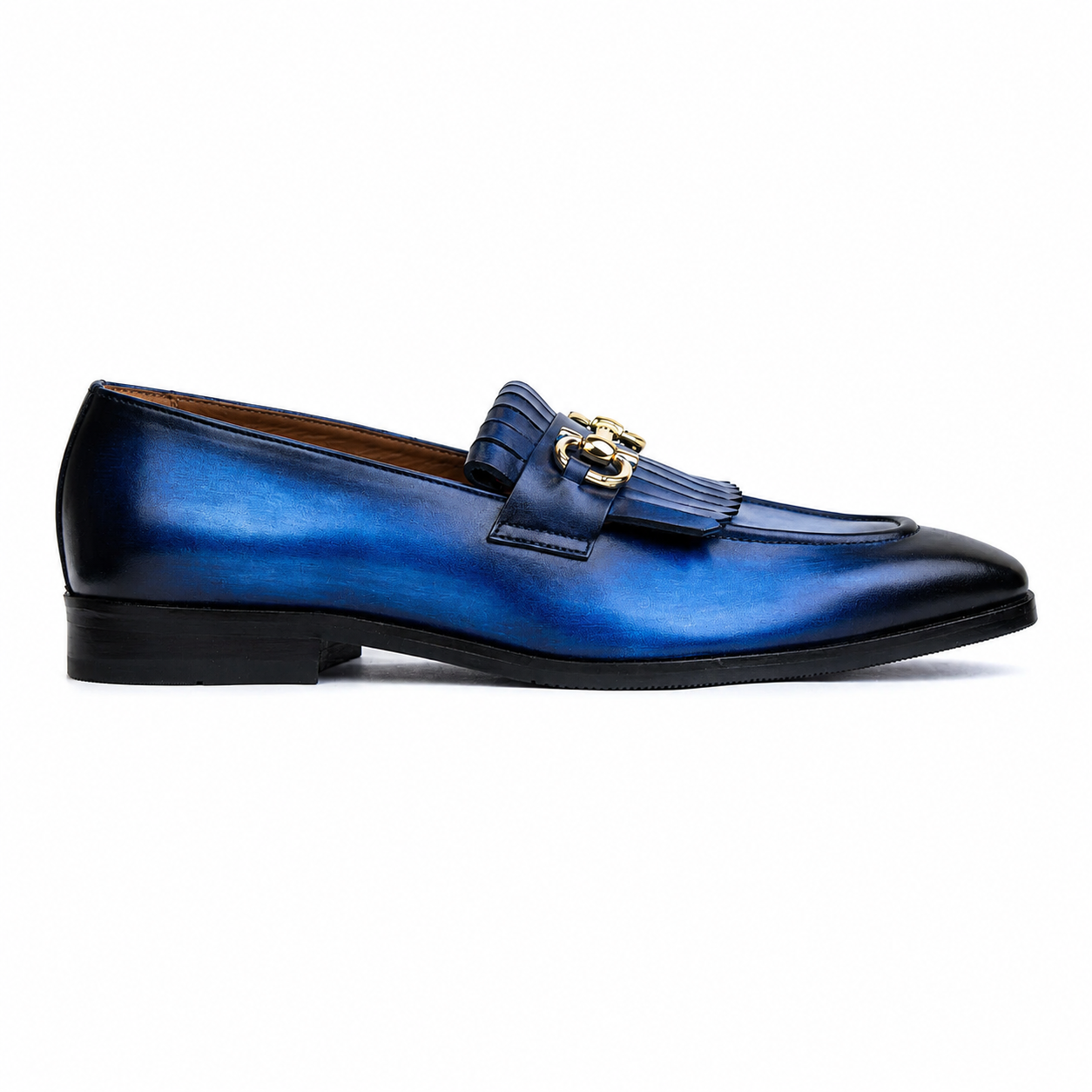 Azure Regent Kiltie Loafers