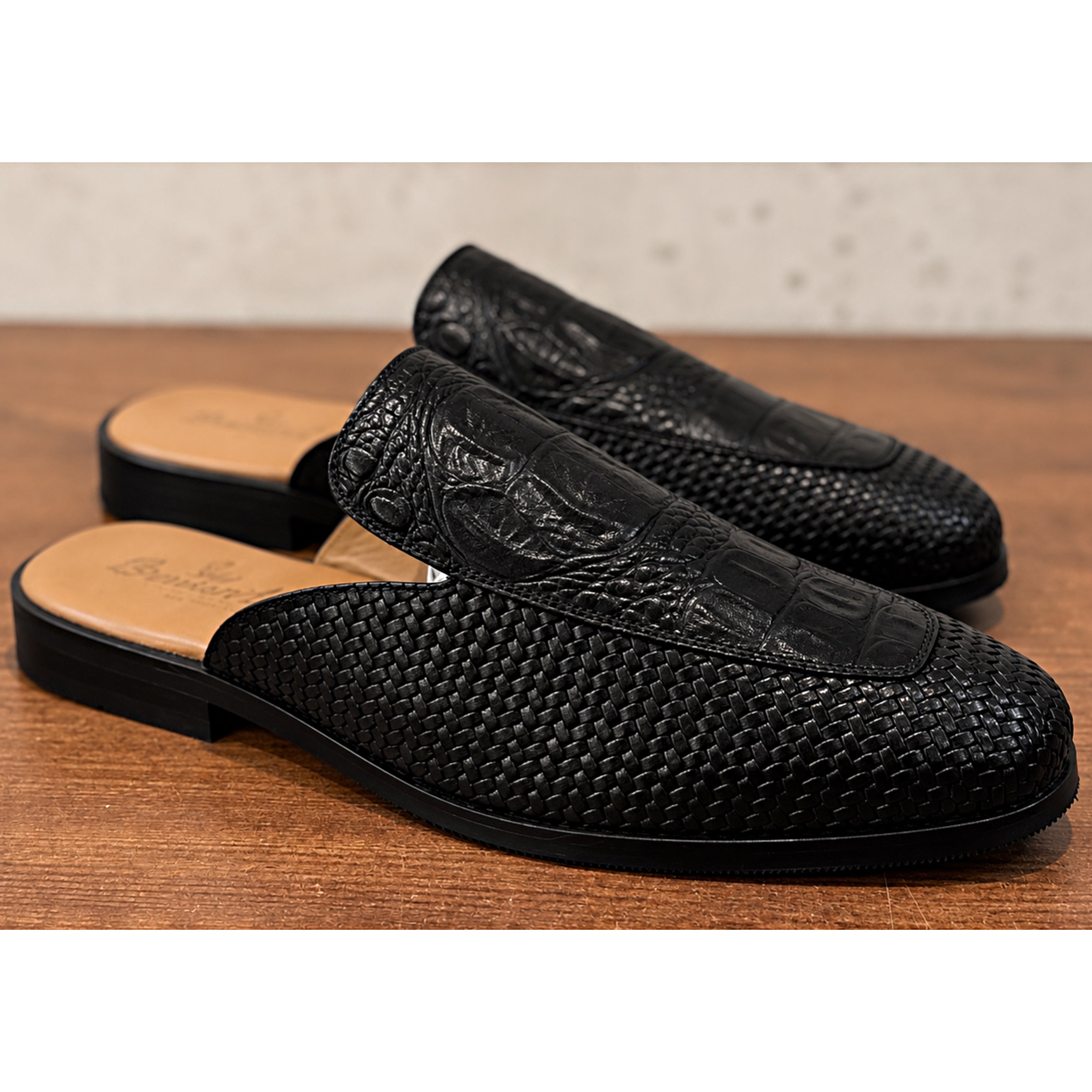 Noir Marrakesh Mules