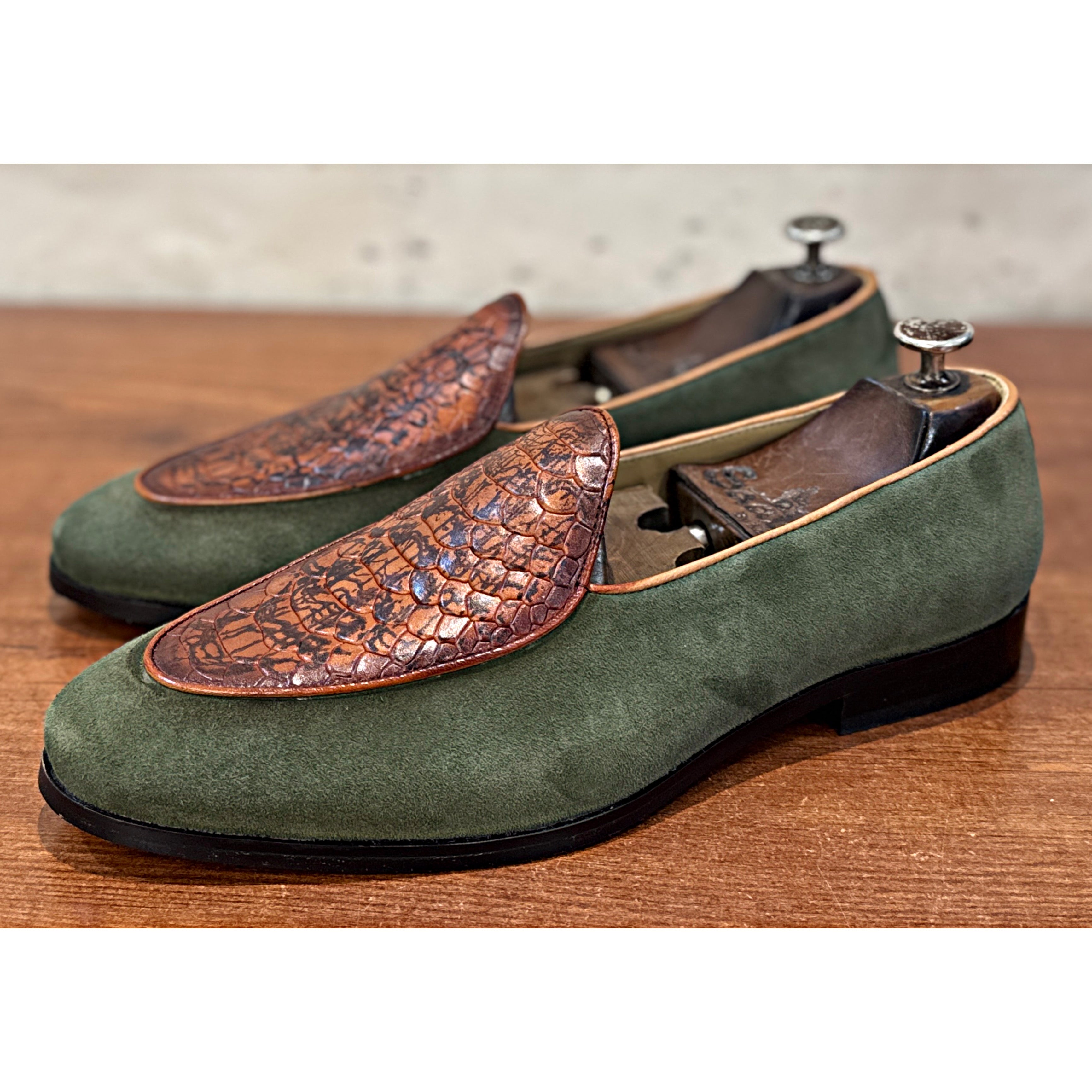 Verde Royale Belgian Loafers