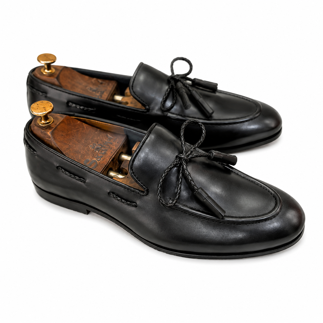 The Noir Royale Tassel Loafer