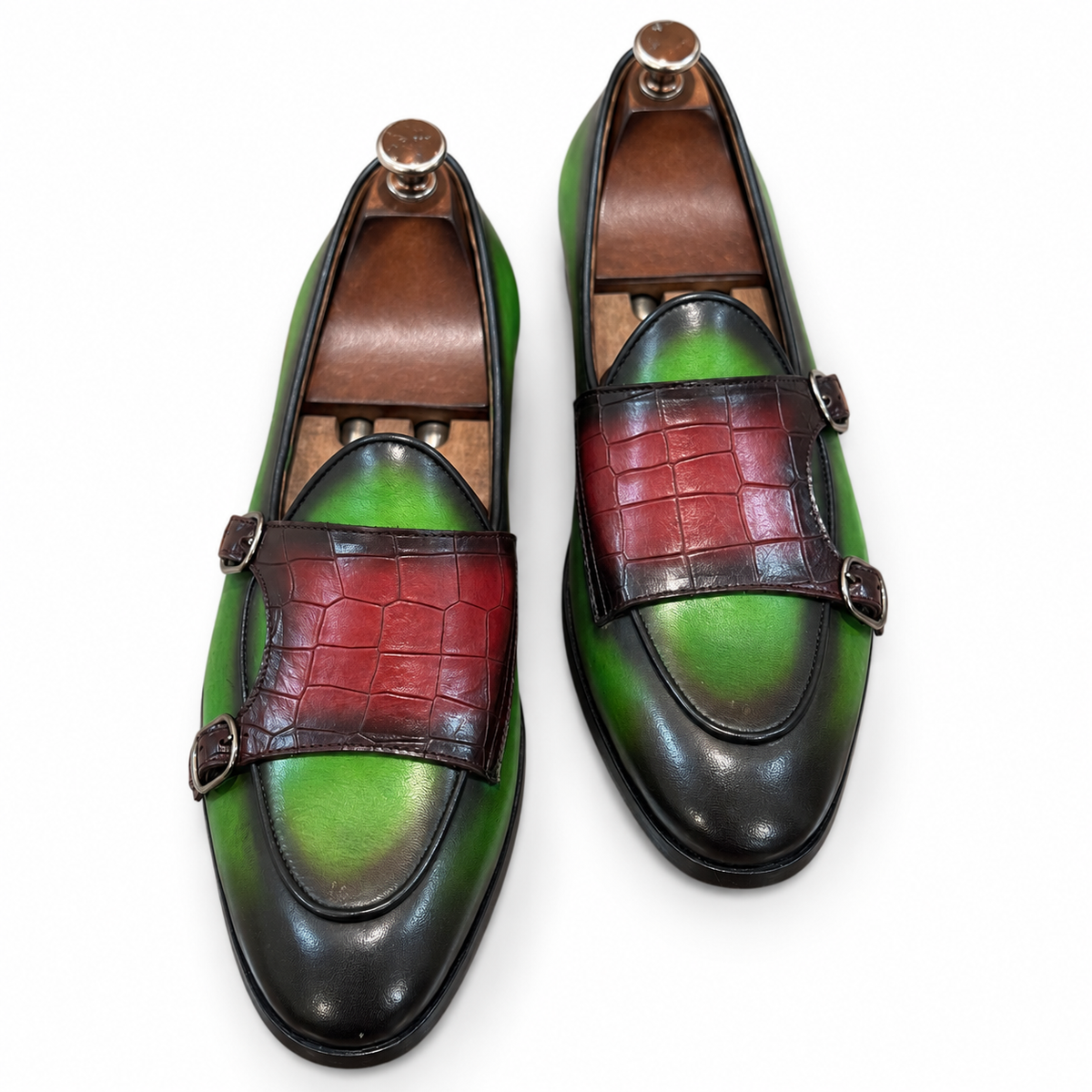 Emerald Belgian Monk Strap