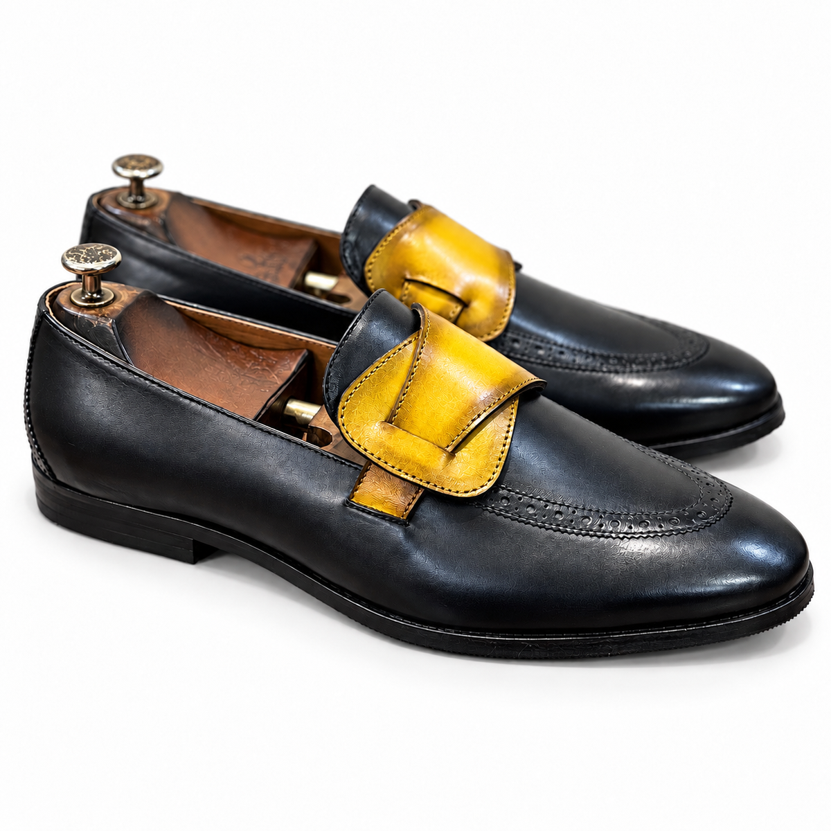 Noir Saffron Butterfly Loafers