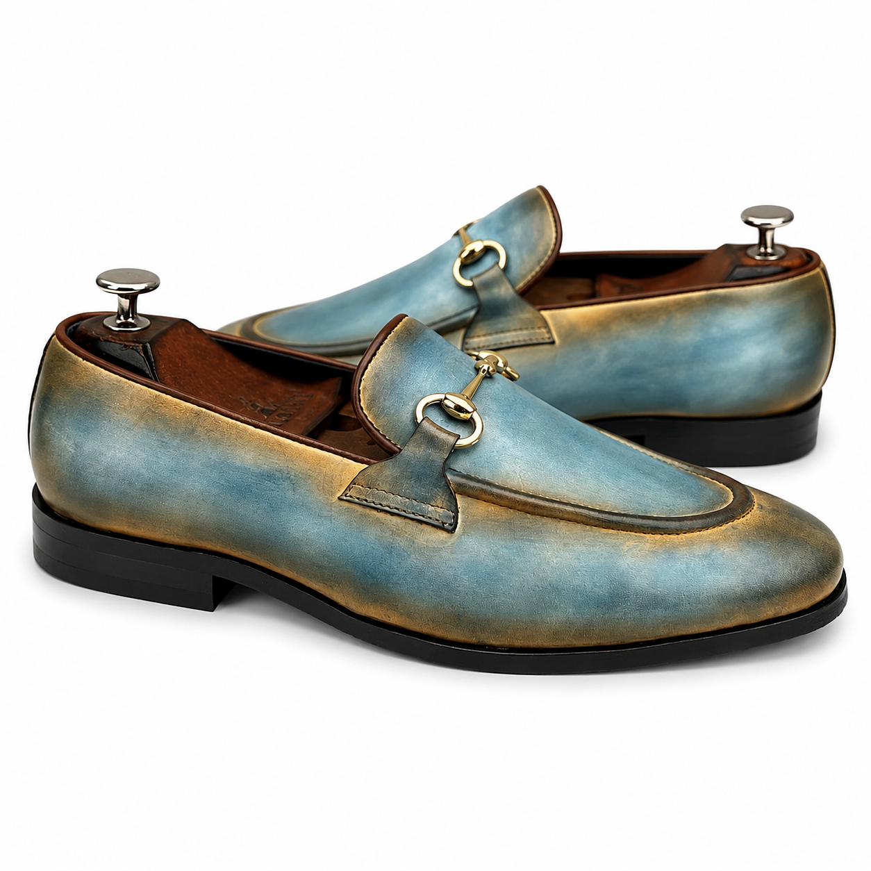 The Riviera Azure Horsebit