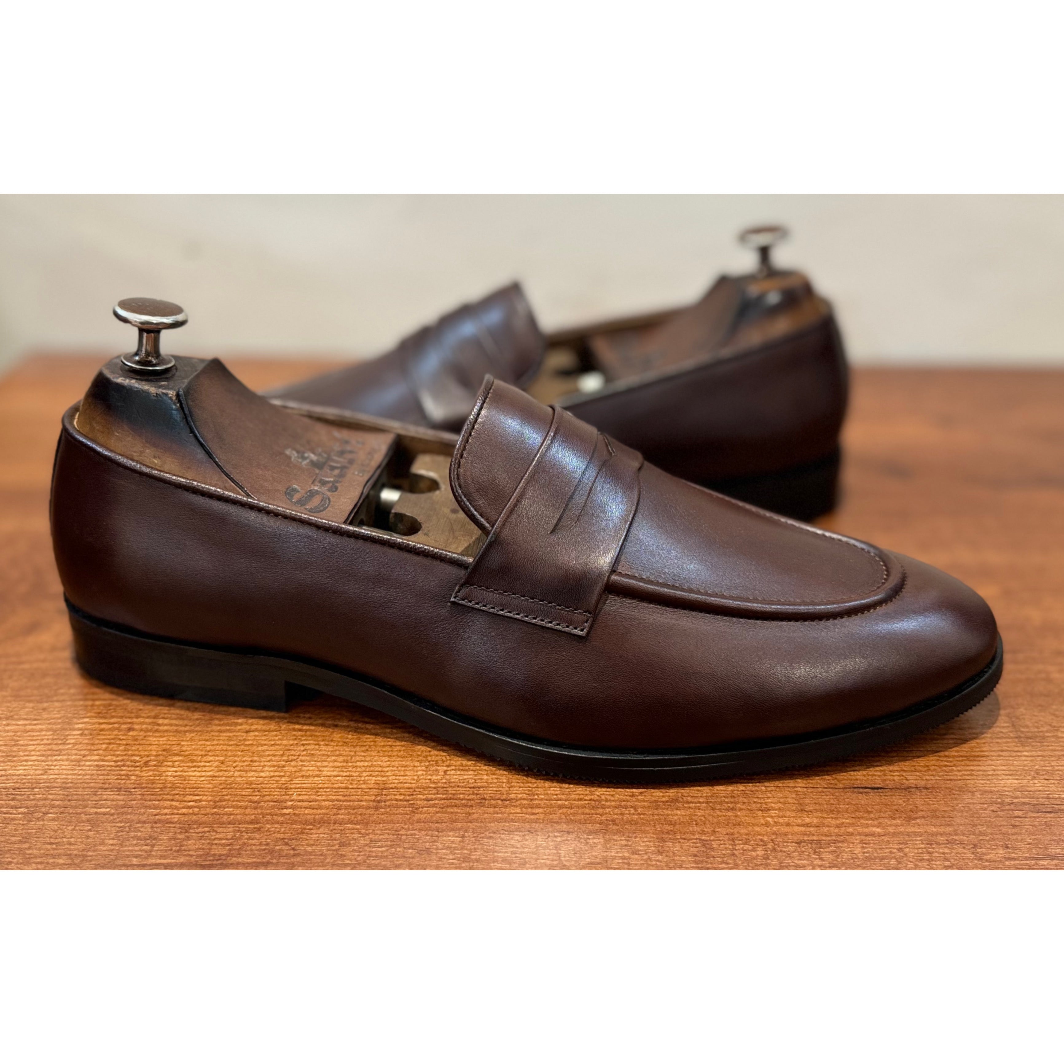 Jamie | Brown Penny Loafers