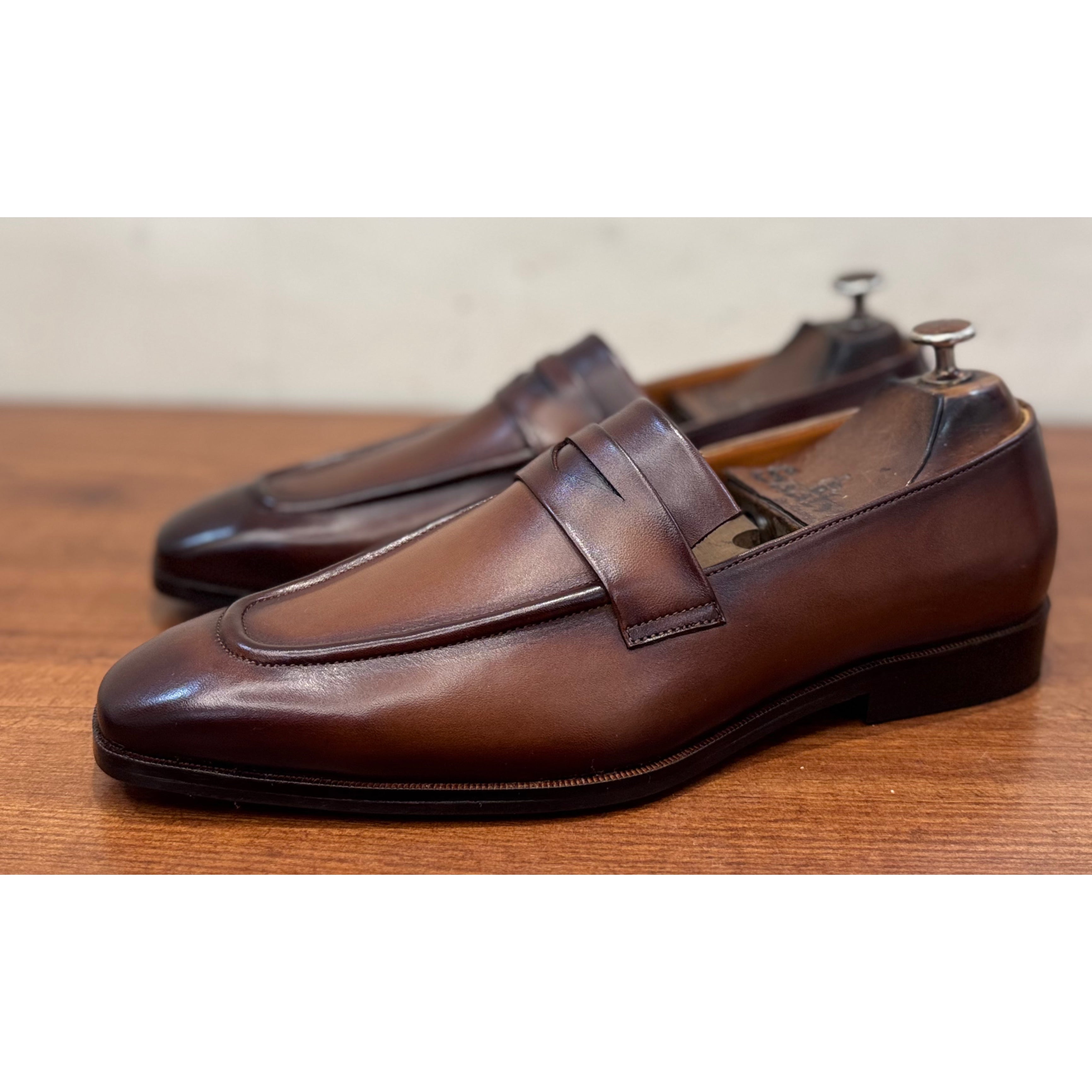 Penny Loafers Hand Finished Fold