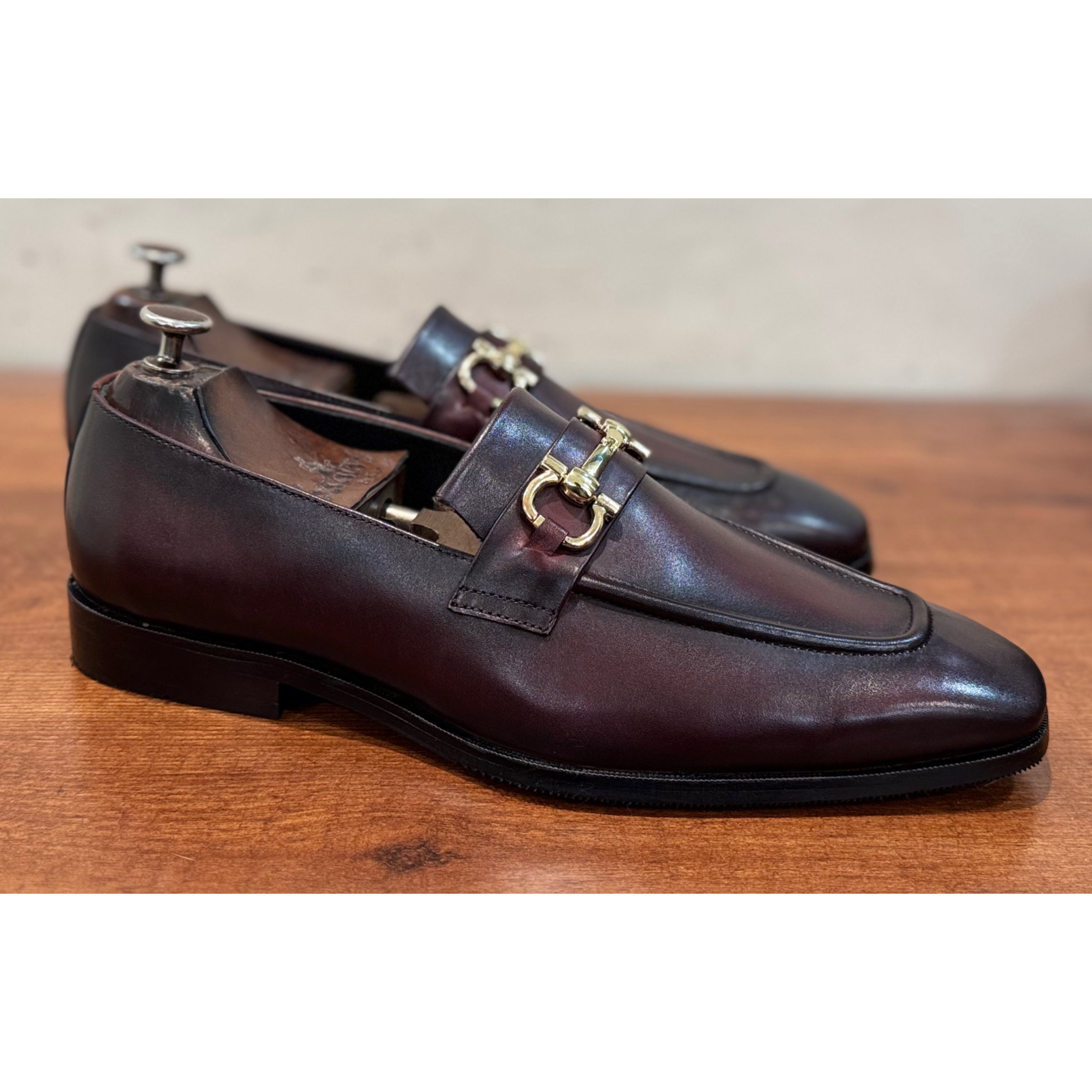 Bordo Patina Loafers