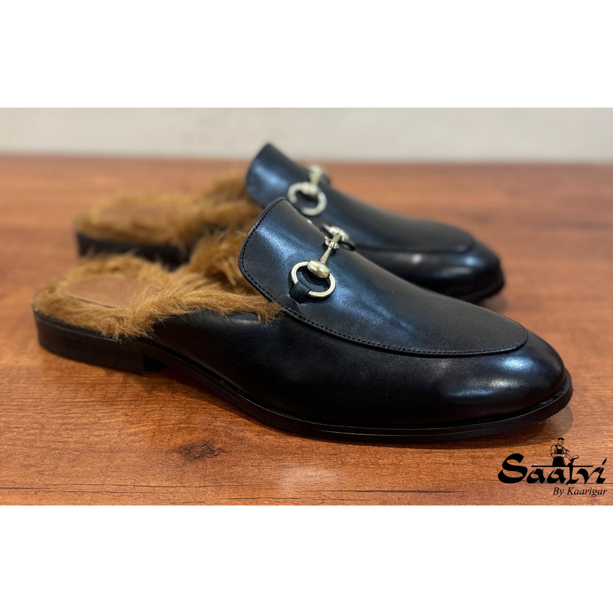 Vintage Horsebit Leather Mules