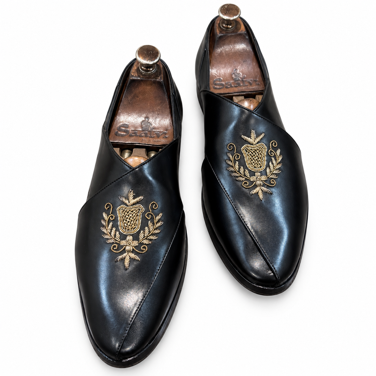 Dabka Peshawari Black