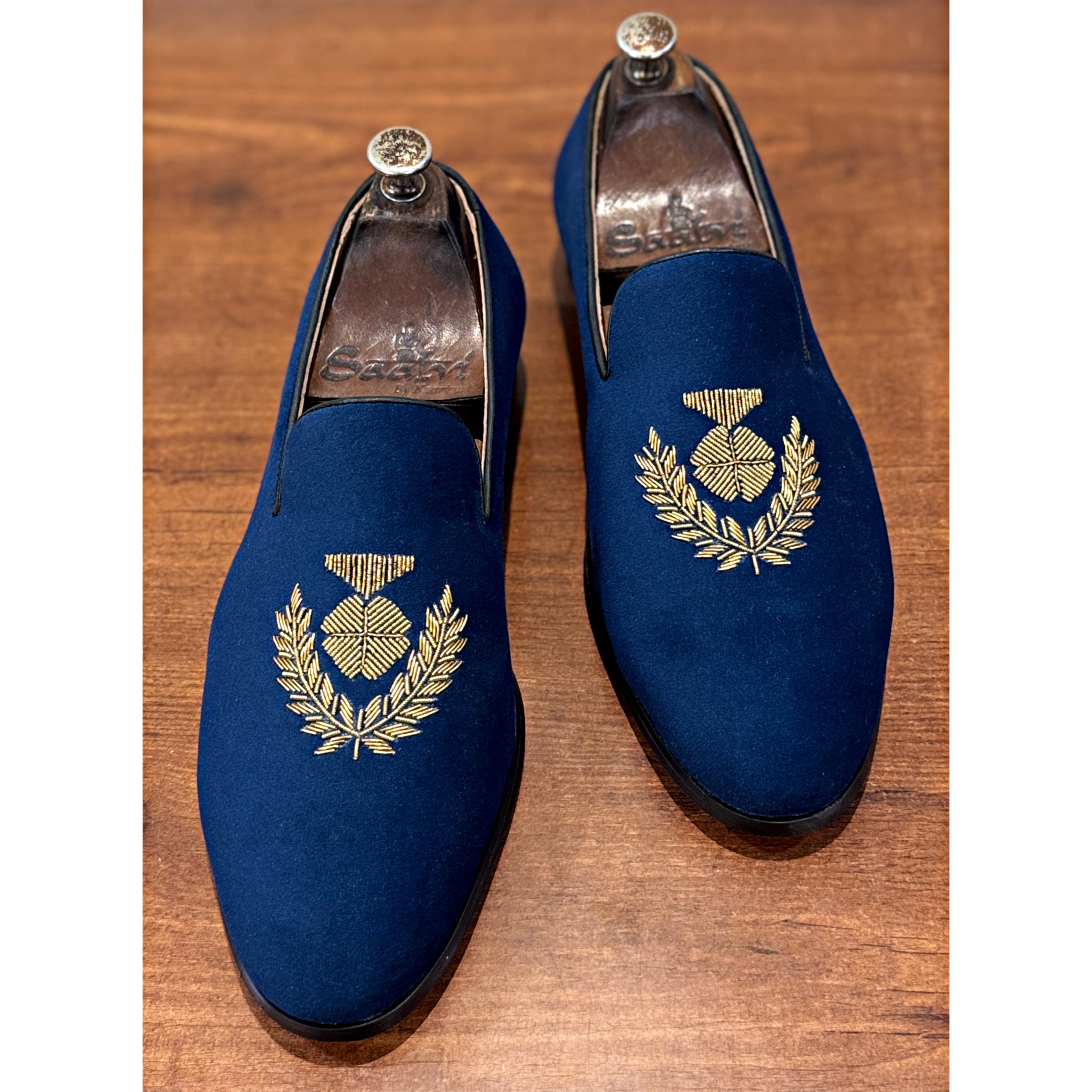 Royal Navy Zardosi Crest Loafer