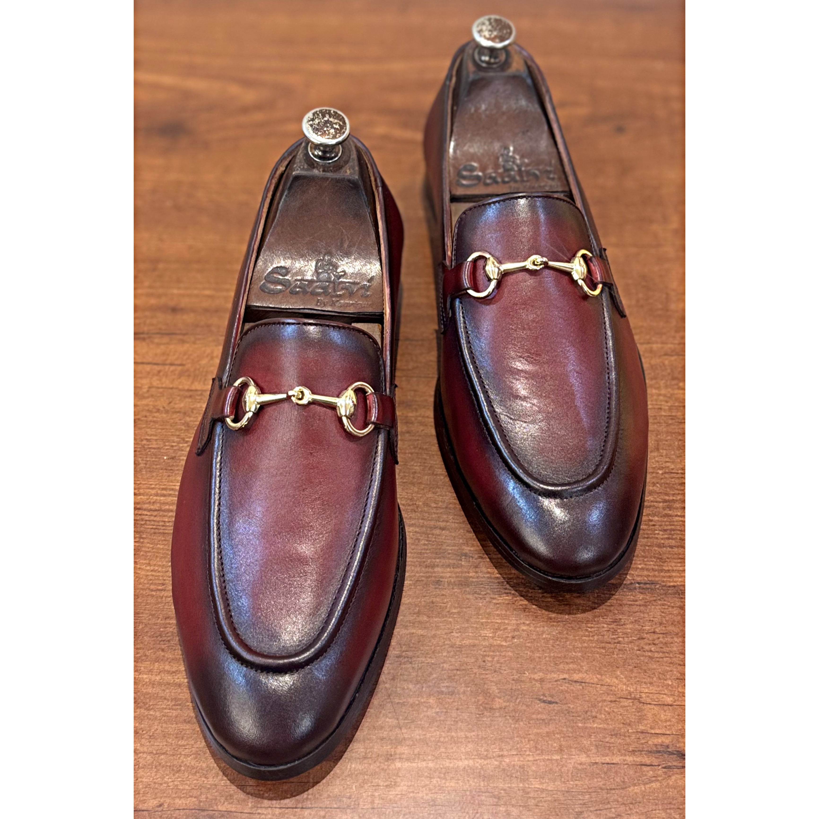 Horsebit Loafers - Burgundy
