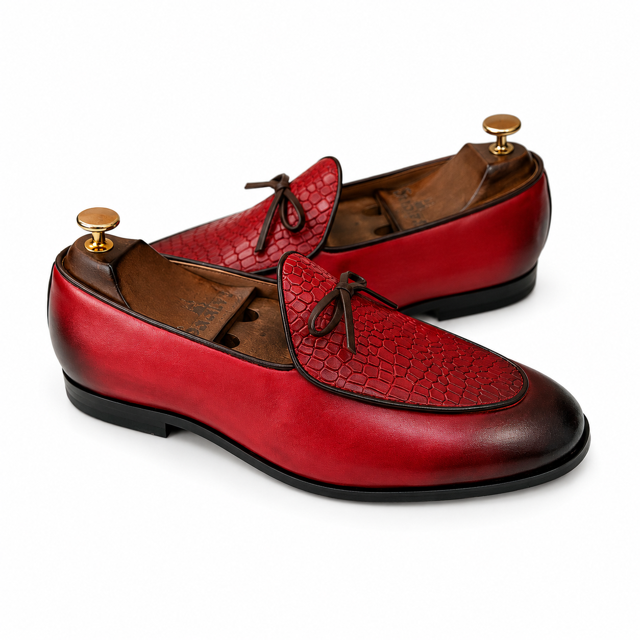 The Monaco Crimson Belgian Loafers