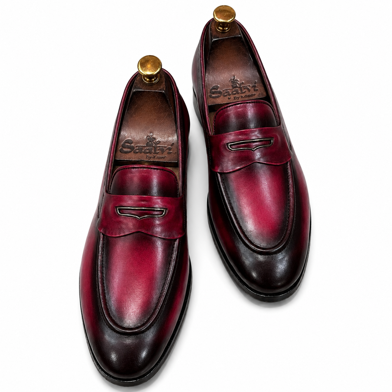 Crimson Royale Penny Loafers